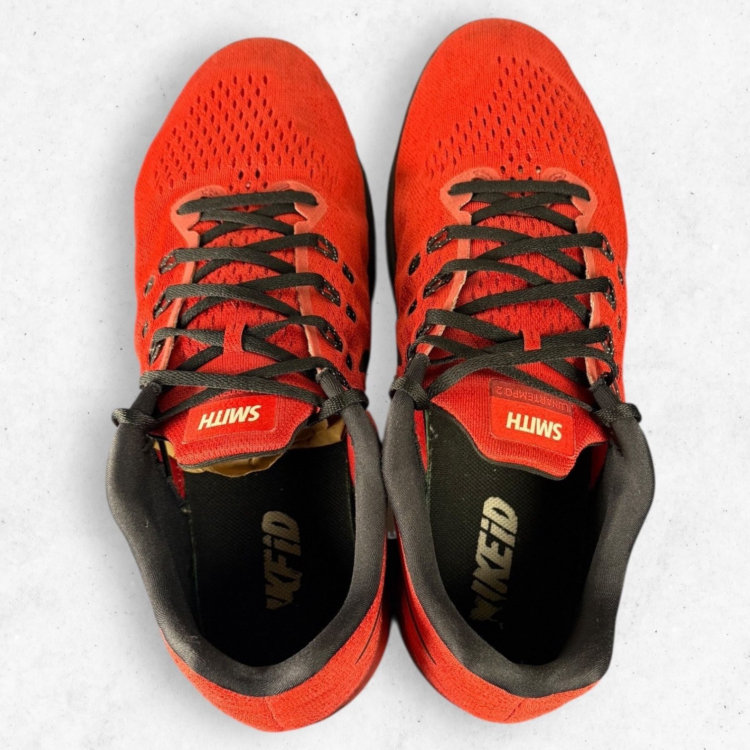 Nike Nike iD Custom Flyknit Running Shoe Red Black 14W Size US 14 / EU 47 - 6 Thumbnail