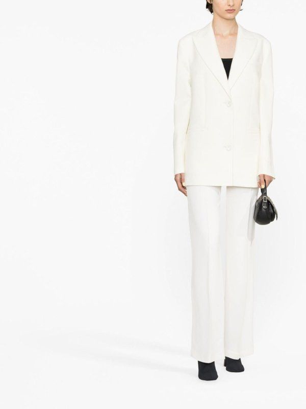Off-White o1y1125 Blazer in Ivory Size M / US 6-8 / IT 42-44 - 4 Thumbnail