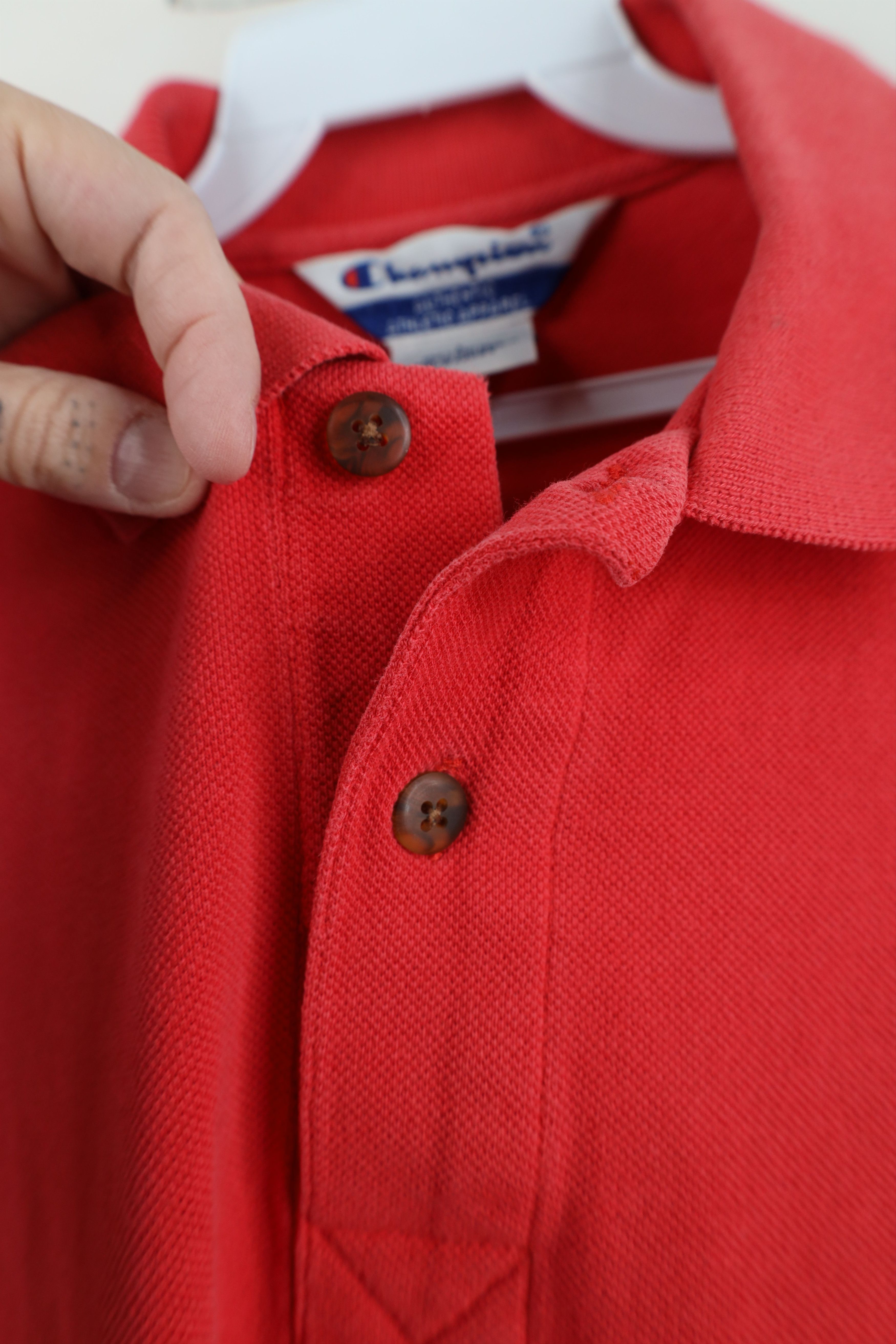Champion Vintage 90s Champion Ohio State University Polo Shirt Red Size US L / EU 52-54 / 3 - 7 Thumbnail