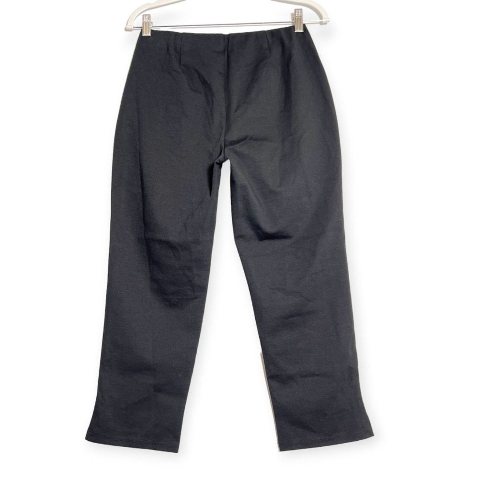 Eileen Fisher Eileen Fisher Slim Crop Pant Black Organic PS NWT Size 27" / US 4 / IT 40 - 2 Thumbnail