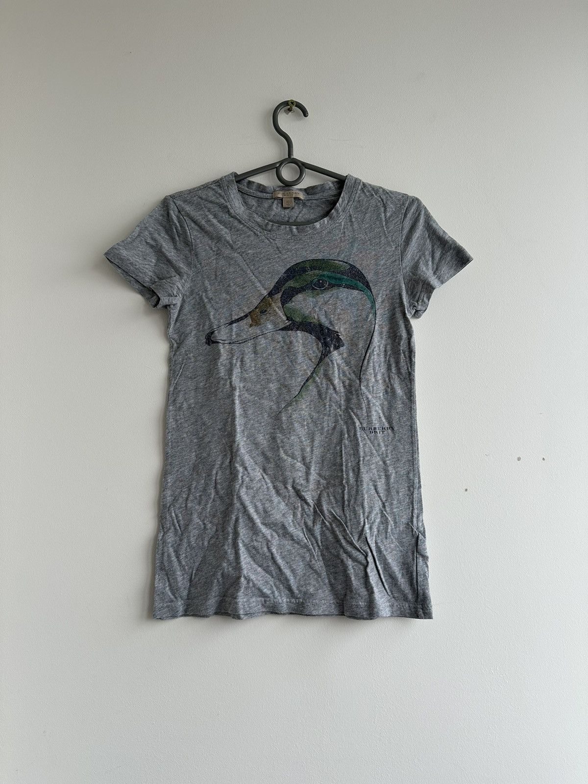 Burberry Burberry Brit Gray Blend Wigeon Duck T-Shirt Top Size XS Size XS / US 0-2 / IT 36-38 - 1 Thumbnail