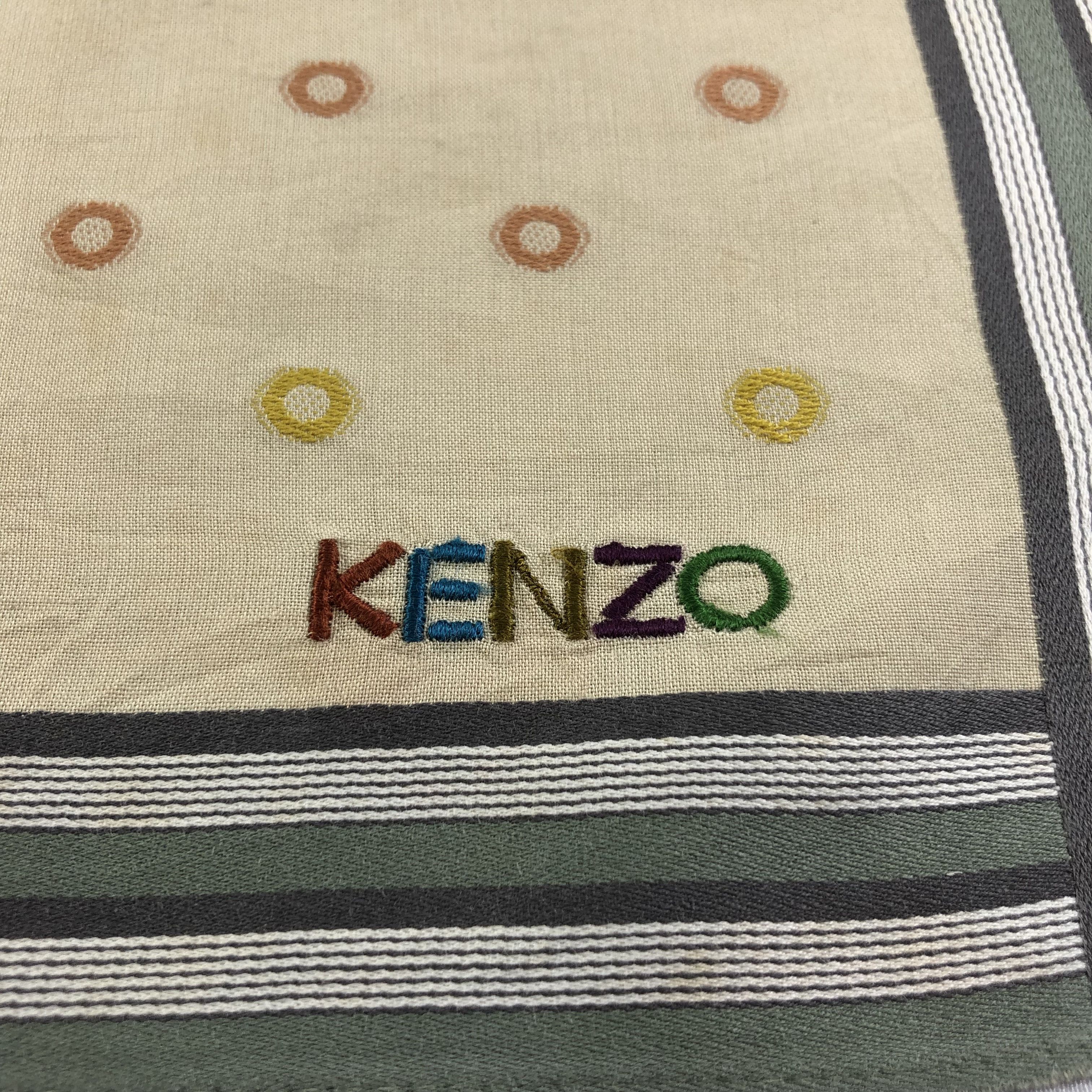 Kenzo Kenzo Handkerchief Neckerchief Bandana H2128 Size ONE SIZE - 4 Thumbnail