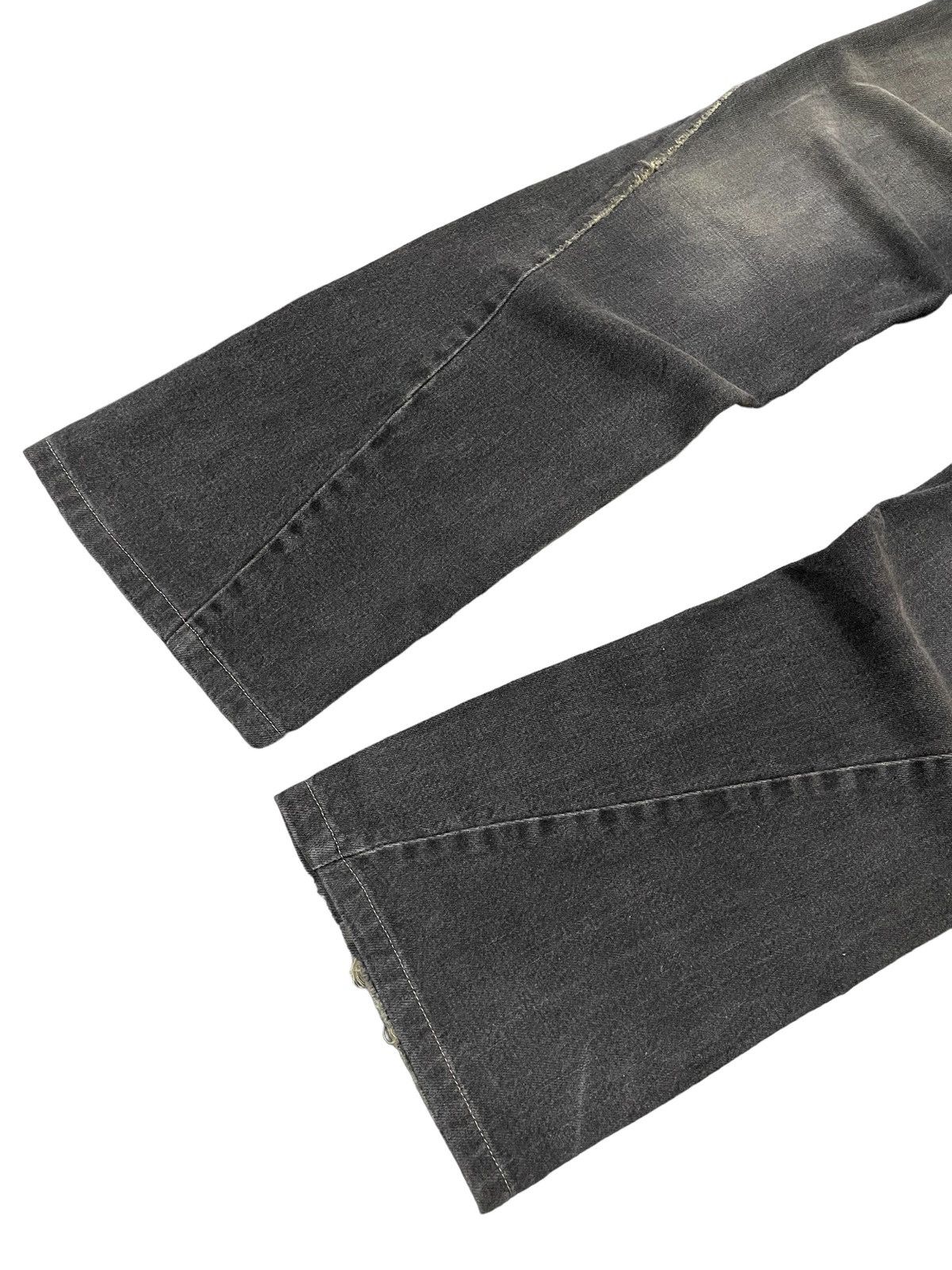 Designer × Kenzo × Vintage Vintage Kenzo Paris Mud Grey Flared Denim Pants Size US 30 / EU 46 - 6 Thumbnail
