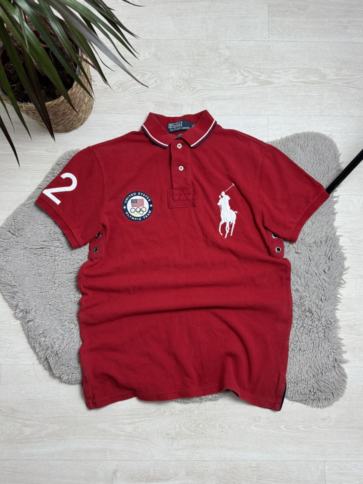 Polo Ralph Lauren × Vintage Polo Ralph Lauren London Vintage Polos Tee Center Pony Y2K Size US S / EU 44-46 / 1 - 1 Thumbnail