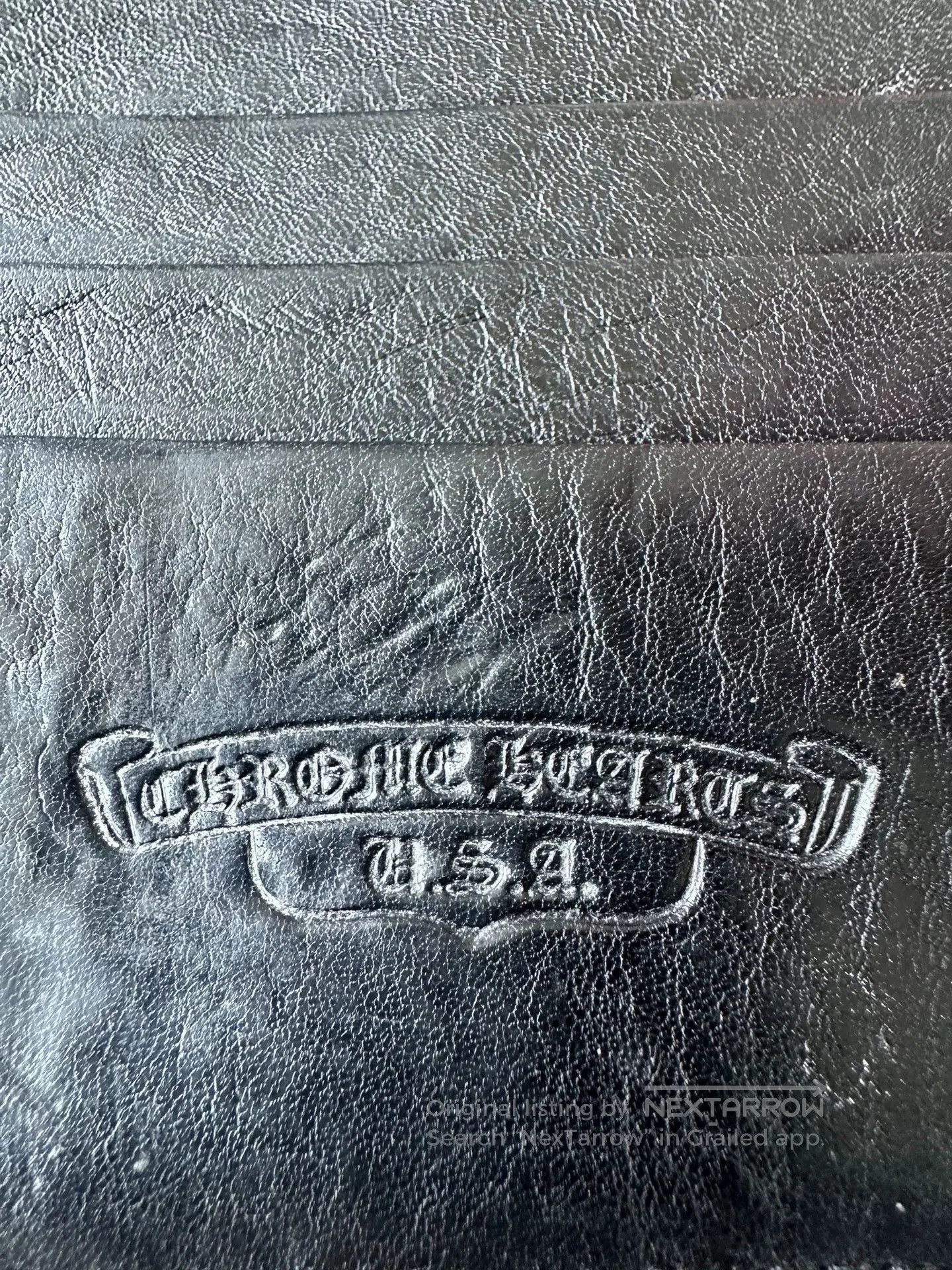 Chrome Hearts chrome hearts wave wallet black leather. Size ONE SIZE - 4 Thumbnail