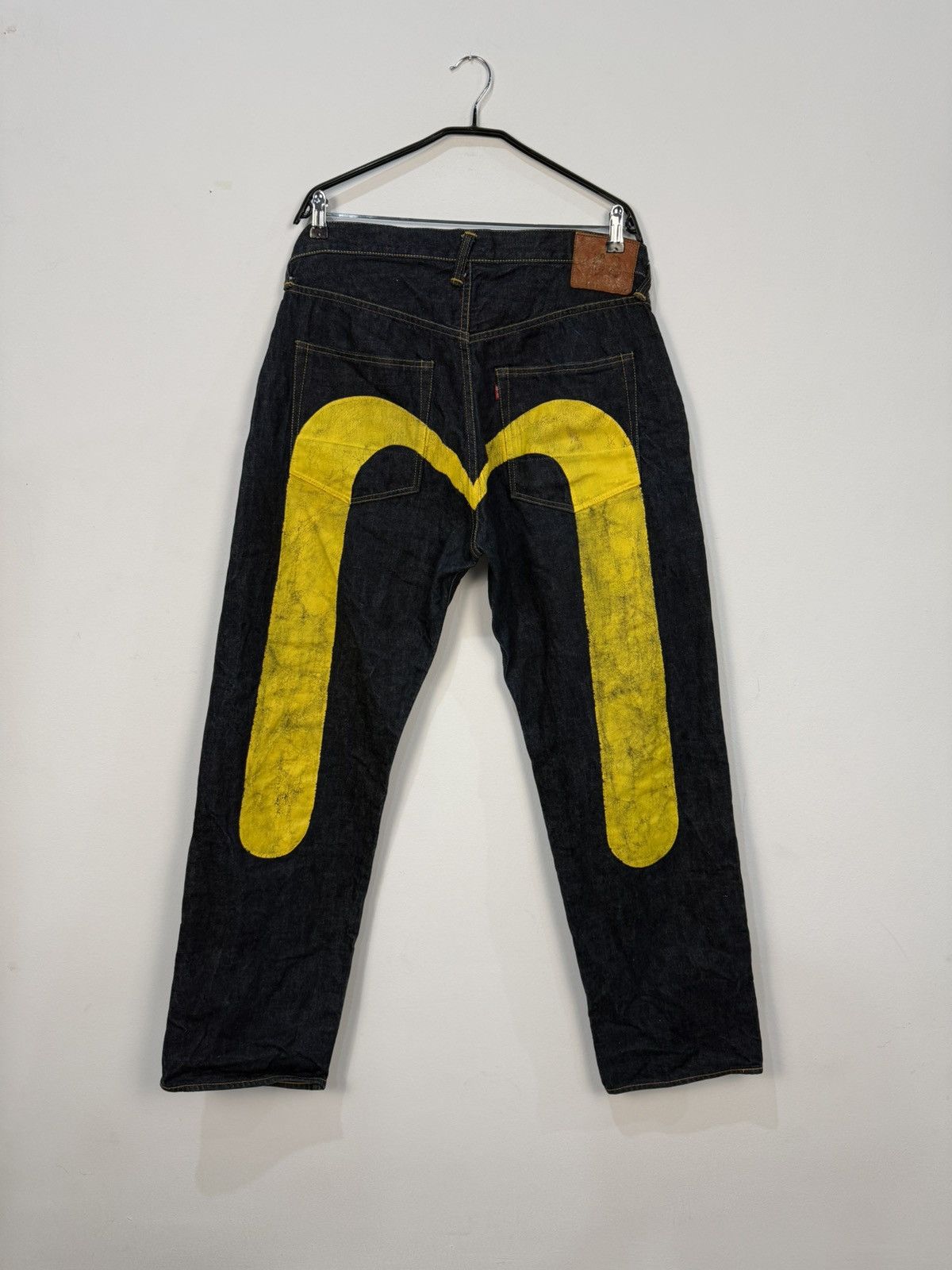 Evisu Evisu 2001 Lot Big Yellow Seagull Jeans 36/35 Vintage Y2K Size US 36 / EU 52 - 1 Thumbnail