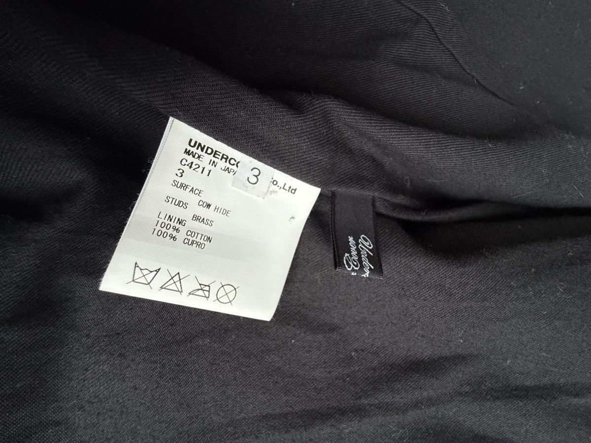 Undercover Grail Undercover leather studded trucker jacket 3 S M biker Size US M / EU 48-50 / 2 - 24 Thumbnail