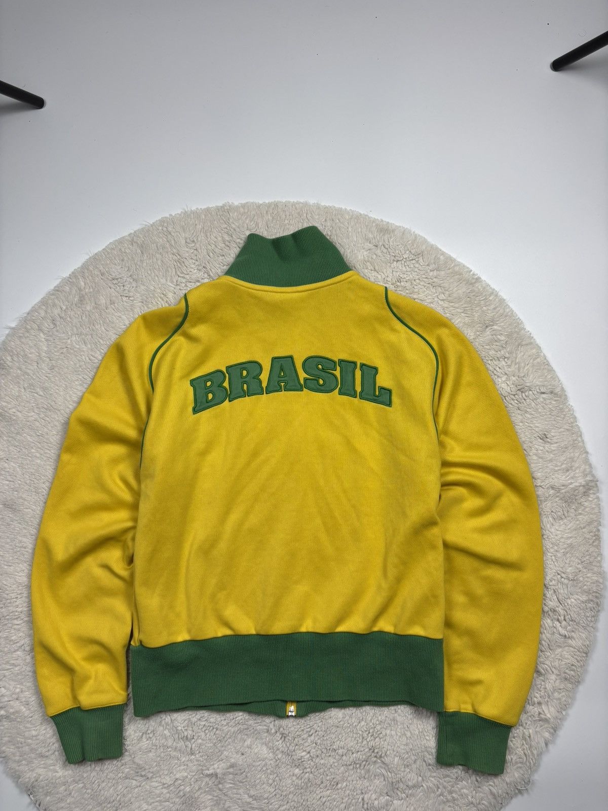 Nike Vintage Nike Brazil 2005/06 Track Soccer Rare Jacket Size M / US 6-8 / IT 42-44 - 10 Thumbnail