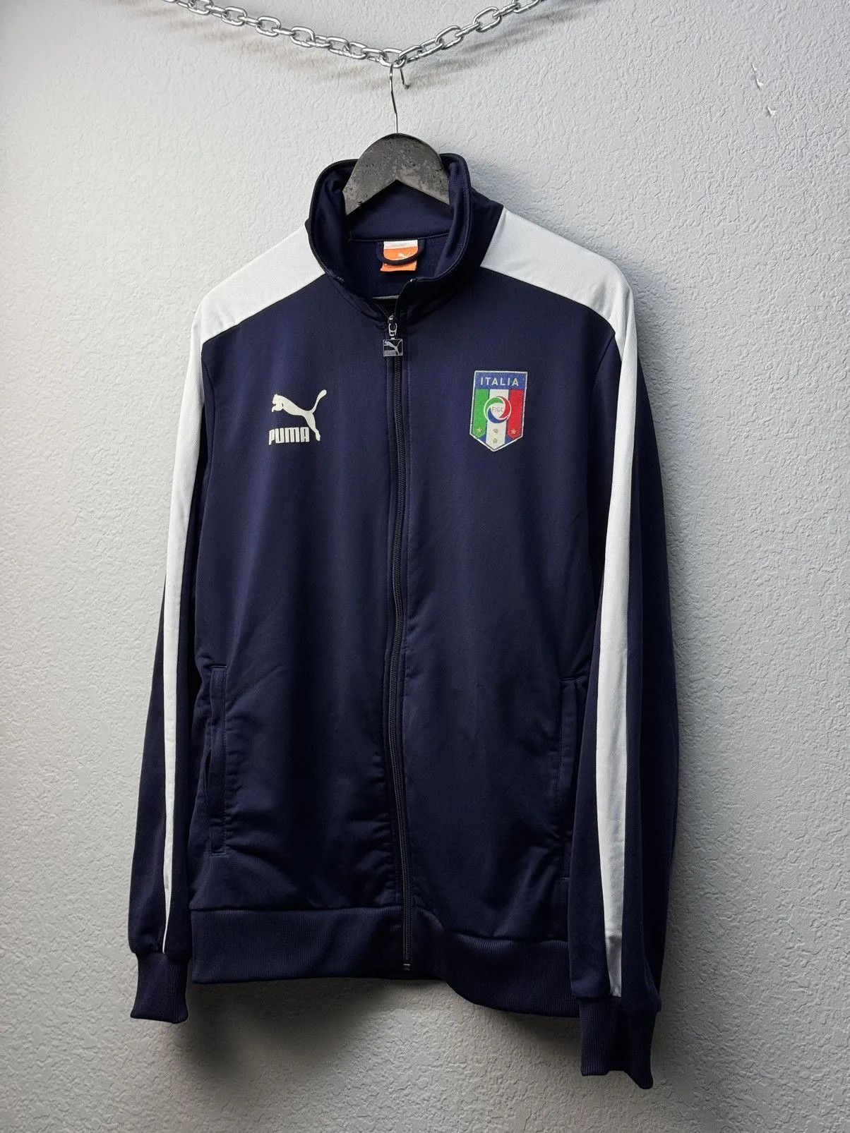 Puma × Vintage Puma Vintage Italy National Team 2012/13 Track Jacket Size M Size US M / EU 48-50 / 2 - 2 Thumbnail