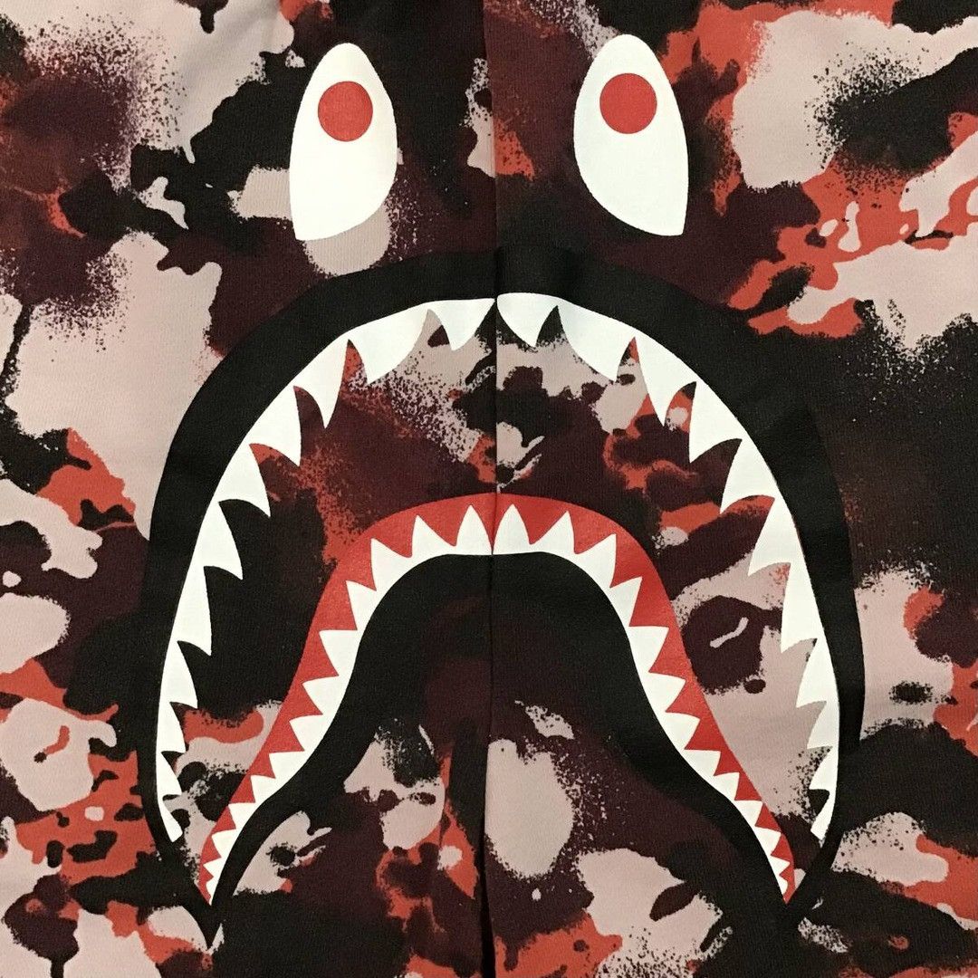 Bape BAPE Map camo Shark sweat shorts a bathing ape ★size XL Size US 36 / EU 52 - 2 Thumbnail