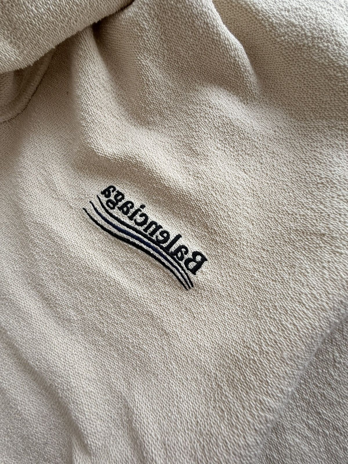 Balenciaga Balenciaga Political Campaign Embroidered Sweatshirt – Cream Size US XS / EU 42 / 0 - 14 Thumbnail