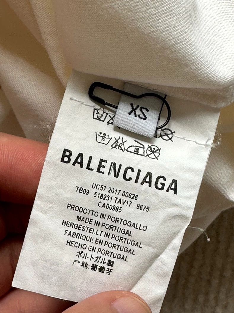 Balenciaga Balenciaga Irregular logo T-shirt short sleeve Size US XS / EU 42 / 0 - 4 Thumbnail