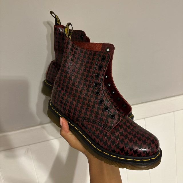 DR MARTENS PINA HOUNDSTOOTH EYE BLACK