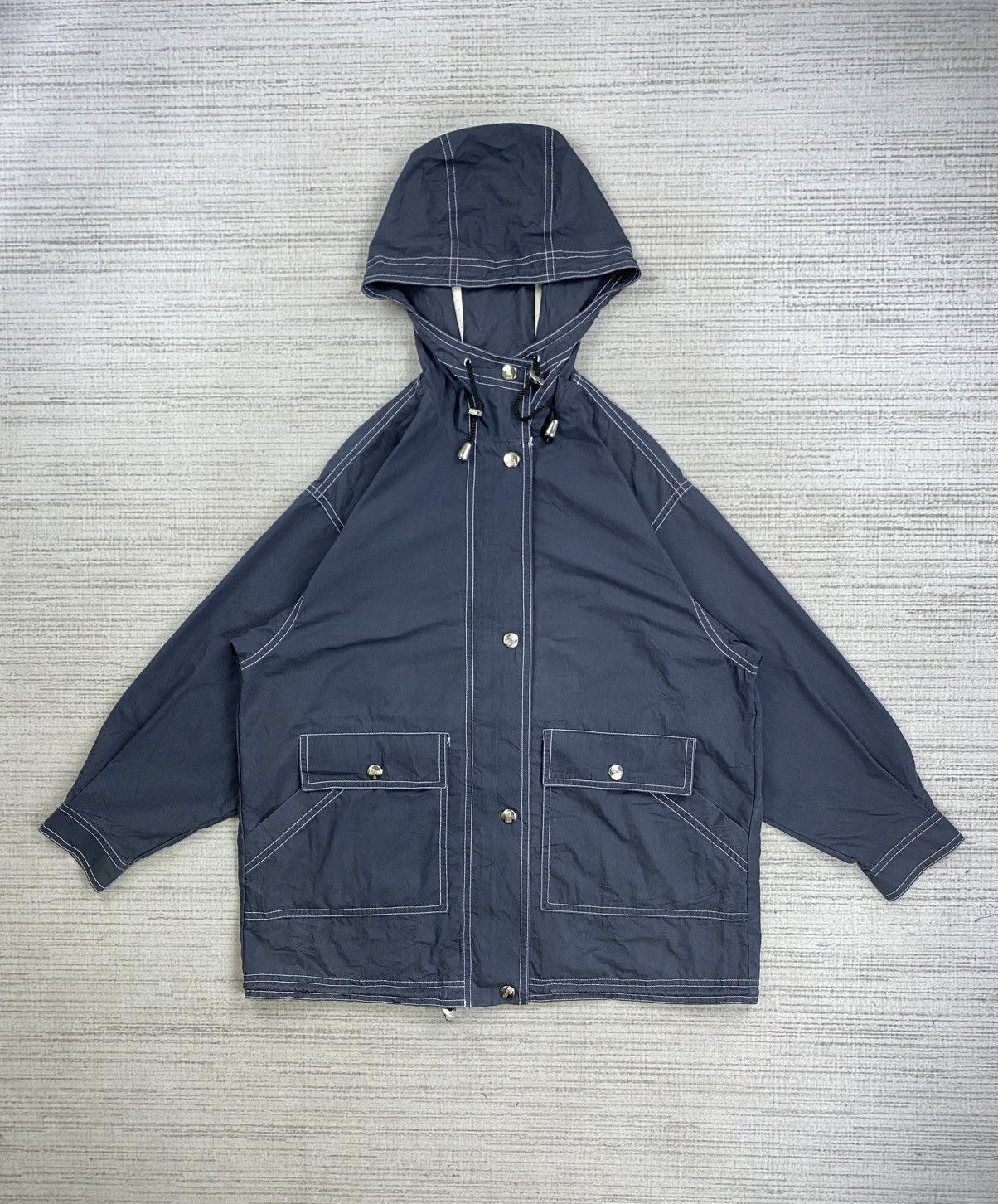 DAKS Vintage 90s DAKS Squadron Hoodie Zipper Jacket Size US XL / EU 56 / 4 - 1 Thumbnail