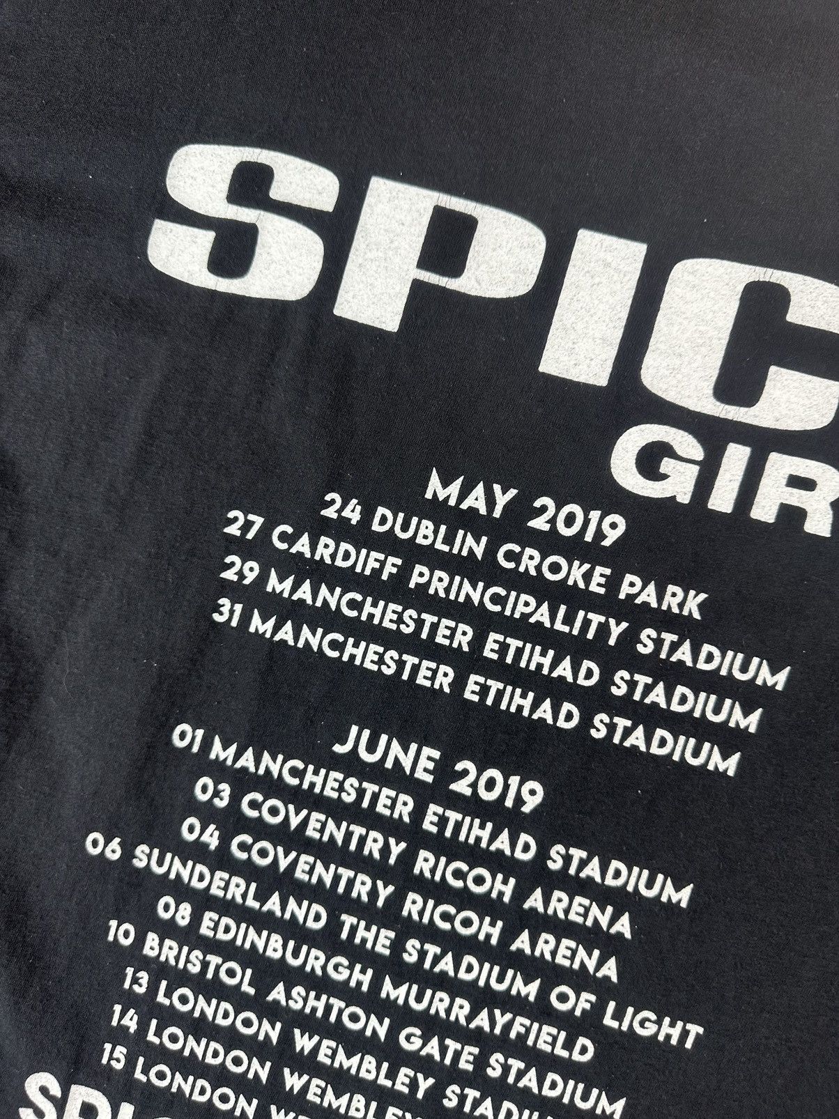 Gildan Spice Girls Band Tee Graphic Print 2019 Tour T-Shirt Size US L / EU 52-54 / 3 - 12 Thumbnail