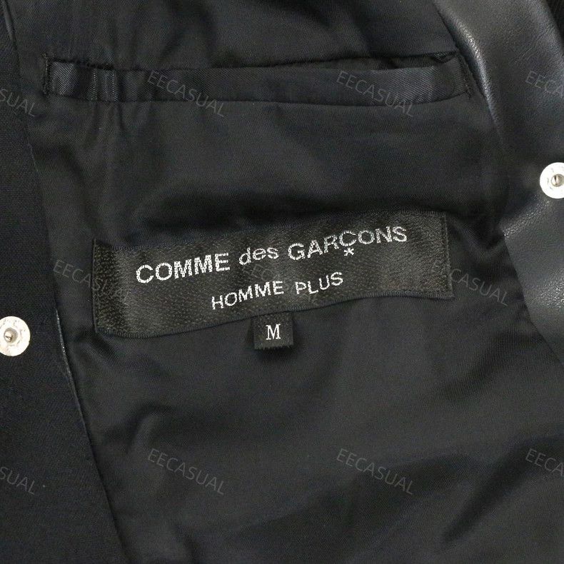 Comme des Garcons Comme Des Garcons Leather, fur, patchwork wool, studded bl Size US M / EU 48-50 / 2 - 6 Thumbnail