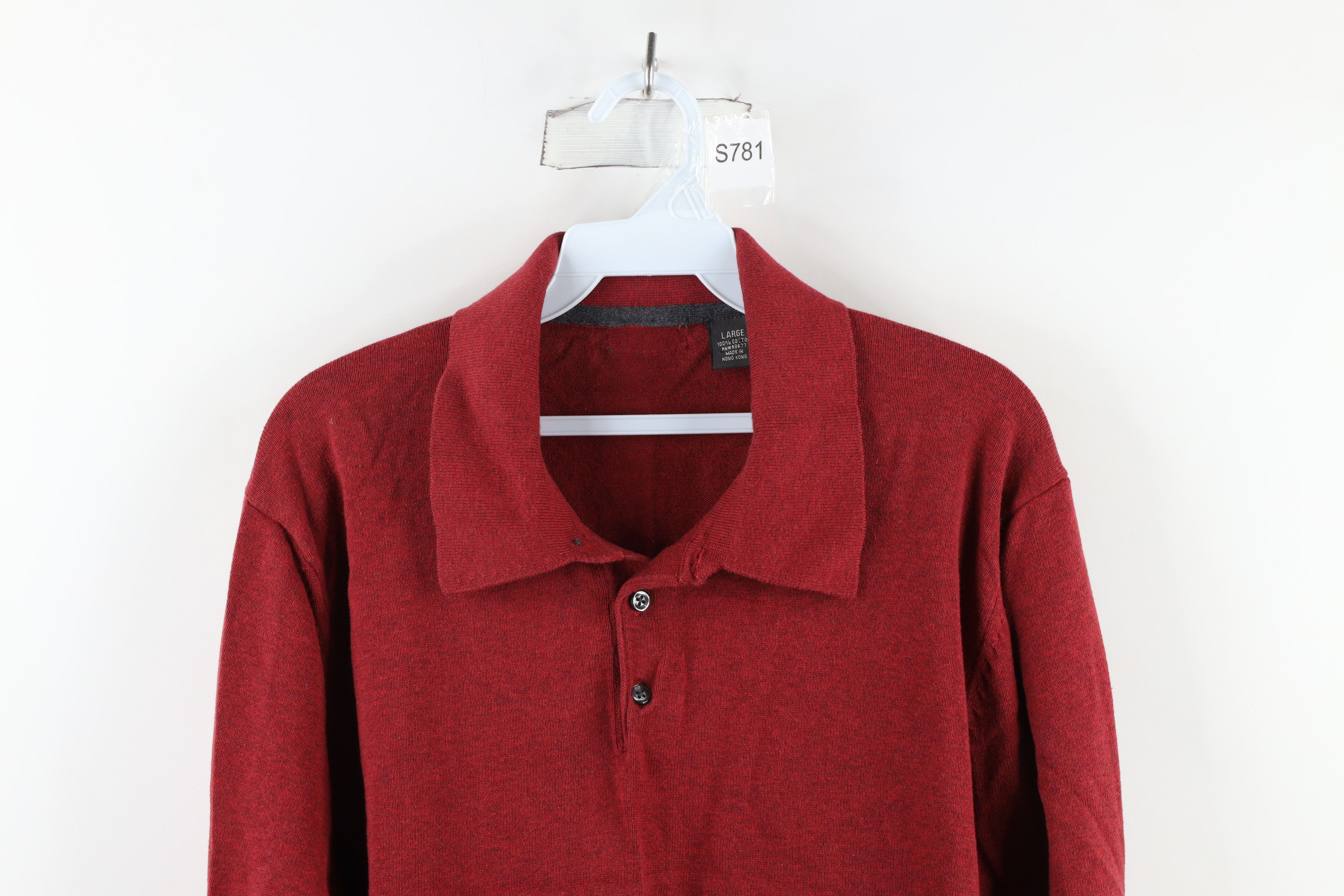 Vintage Vintage 90s Streetwear Knit Collared Pullover Polo Shirt Size US L / EU 52-54 / 3 - 2 Thumbnail