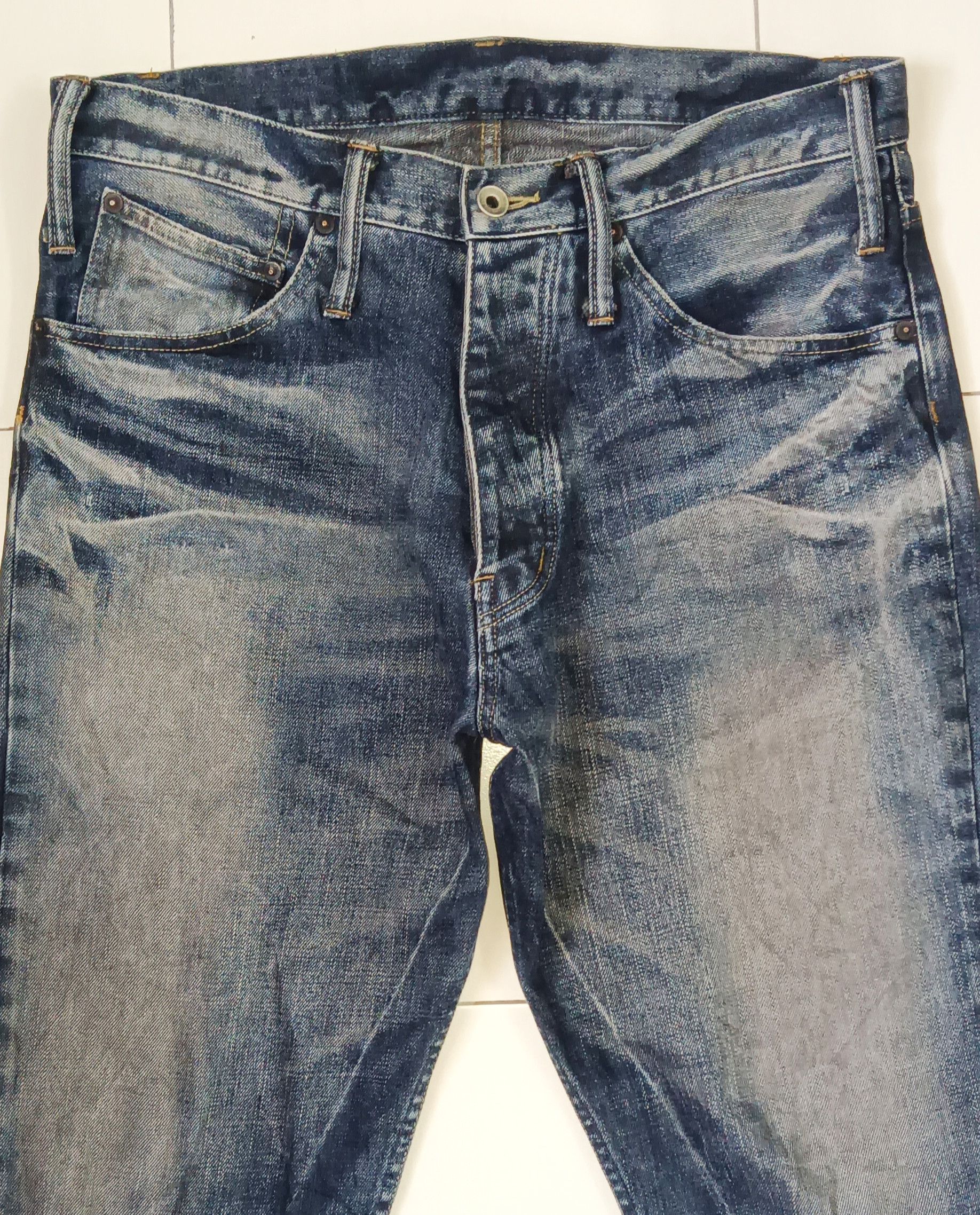 Le Grande Bleu (L.G.B.) 🔥ORIGINAL L.G.B.🔥Released Hem Mud Wash Cropped Denim Size US 33 - 2 Thumbnail