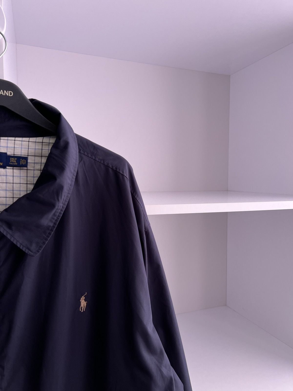 Polo Ralph Lauren × Vintage Vintage Polo Ralph Lauren Navy Jacket Size US XXL / EU 58 / 5 - 5 Thumbnail