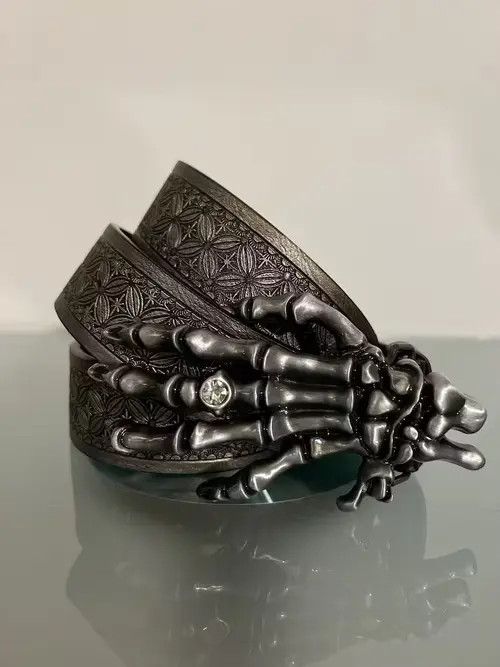 Japanese Brand × Vintage Rhinestone Skeleton Hand Belt Size ONE SIZE - 1 Thumbnail