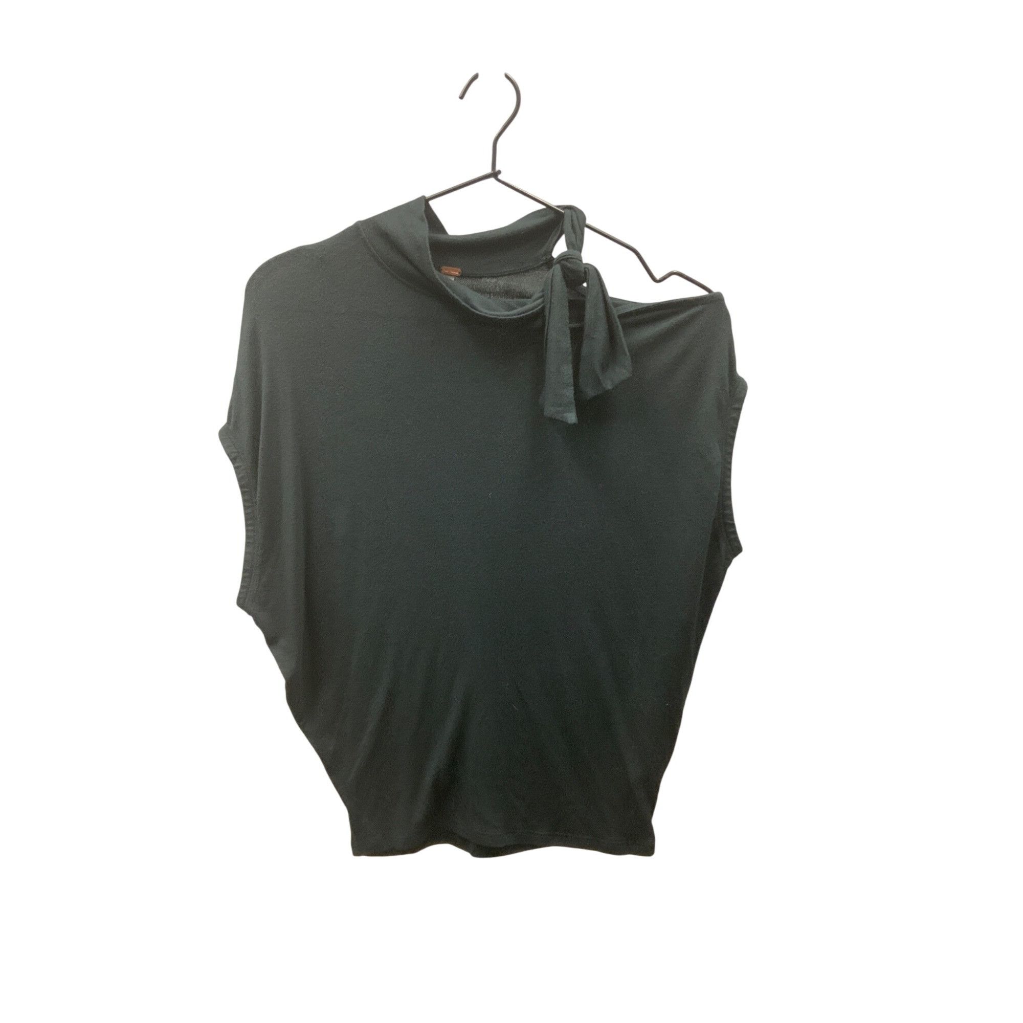 Free People Free People Black Mock Neck Tie Top Size XS / US 0-2 / IT 36-38 - 1 Thumbnail