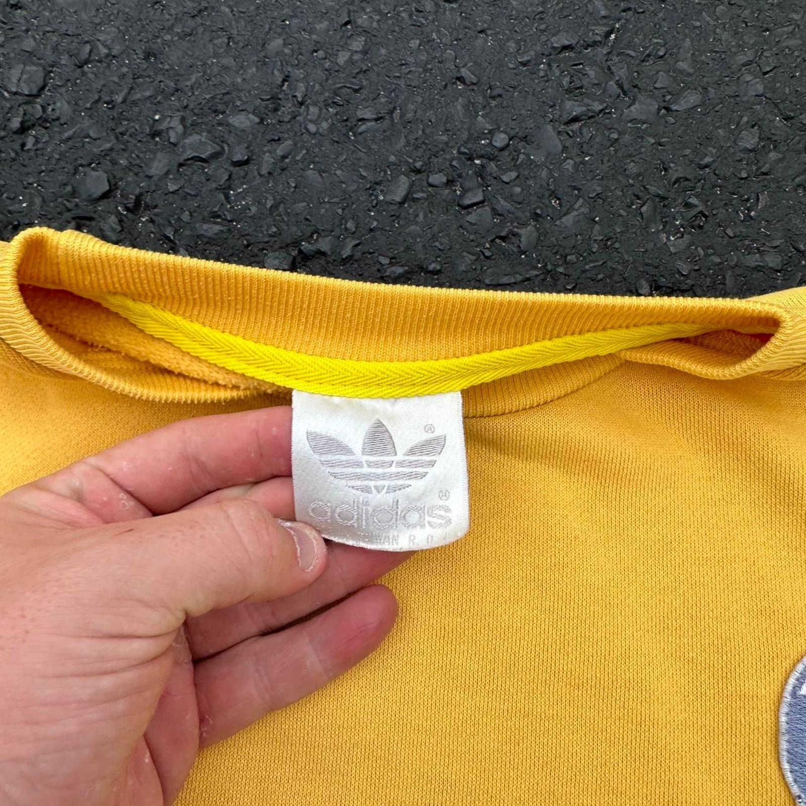 Adidas × Vintage Vintage 80s Adidas Europe Soccer Sweatshirt Size US L / EU 52-54 / 3 - 3 Thumbnail