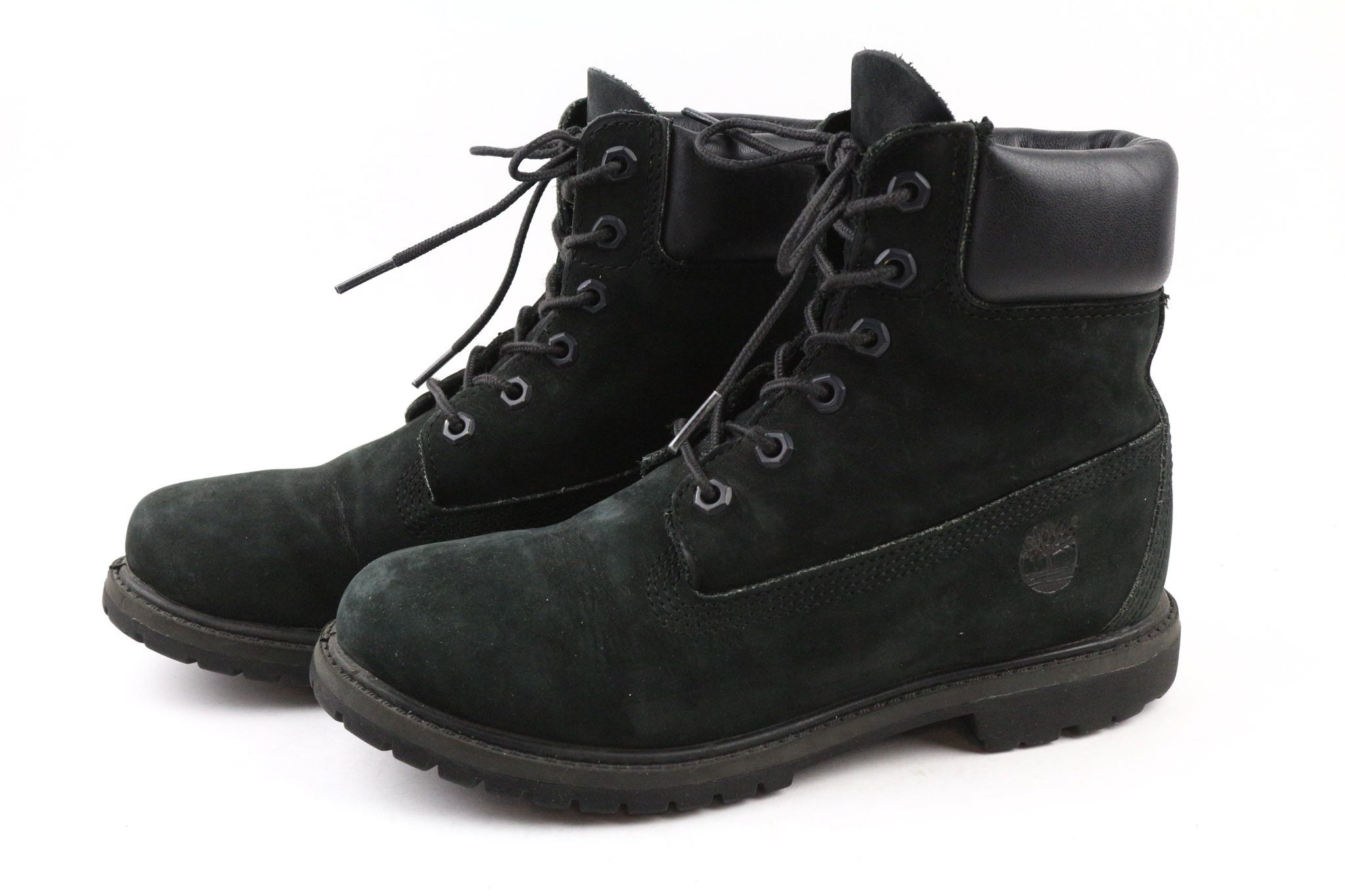 Timberland 8658A ~UK6 Black Leather Primaloft Lace Shoes 79619 Size US 8.5 / IT 38.5 - 2 Thumbnail