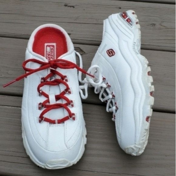 SKECHERS × Vintage Vintage 90s y2k Skechers Bratz White Leather Sneaker Mules Size US 9.5 / IT 39.5 - 9 Thumbnail
