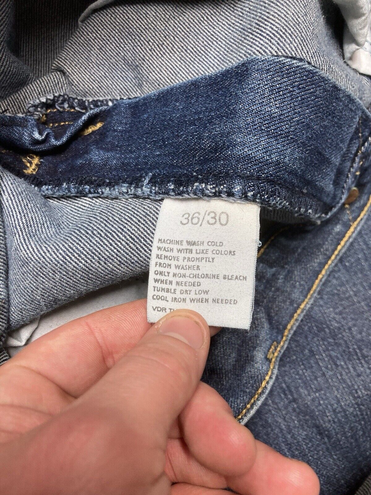 Nautica × Vintage VTG y2k baggy jeans nautica carpenter wide leg skater 34x29 Size US 34 / EU 50 - 9 Thumbnail