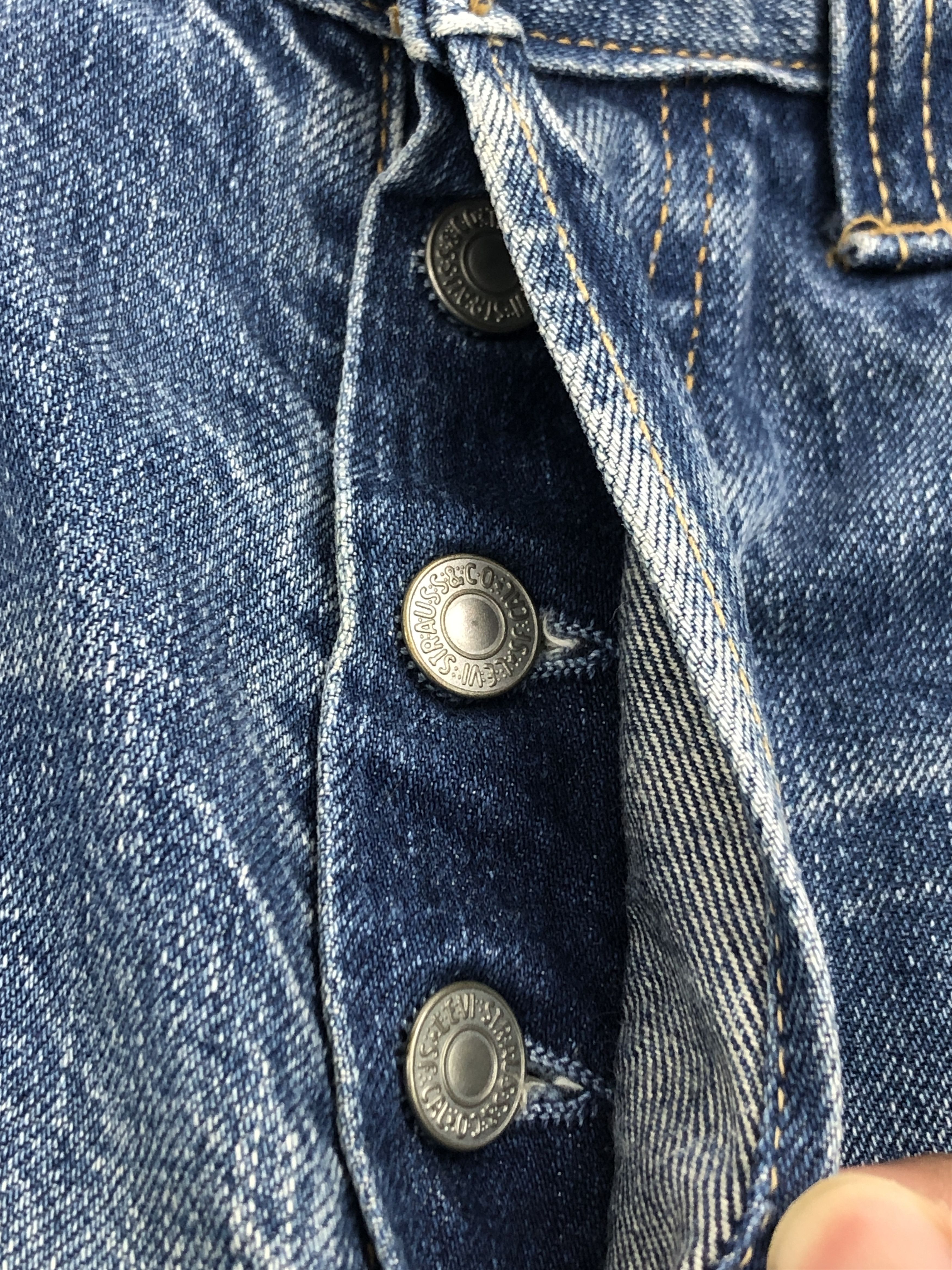 Levi's Stone Washed Vintage Levis 501 Jeans DP2312 Size US 29 - 11 Thumbnail