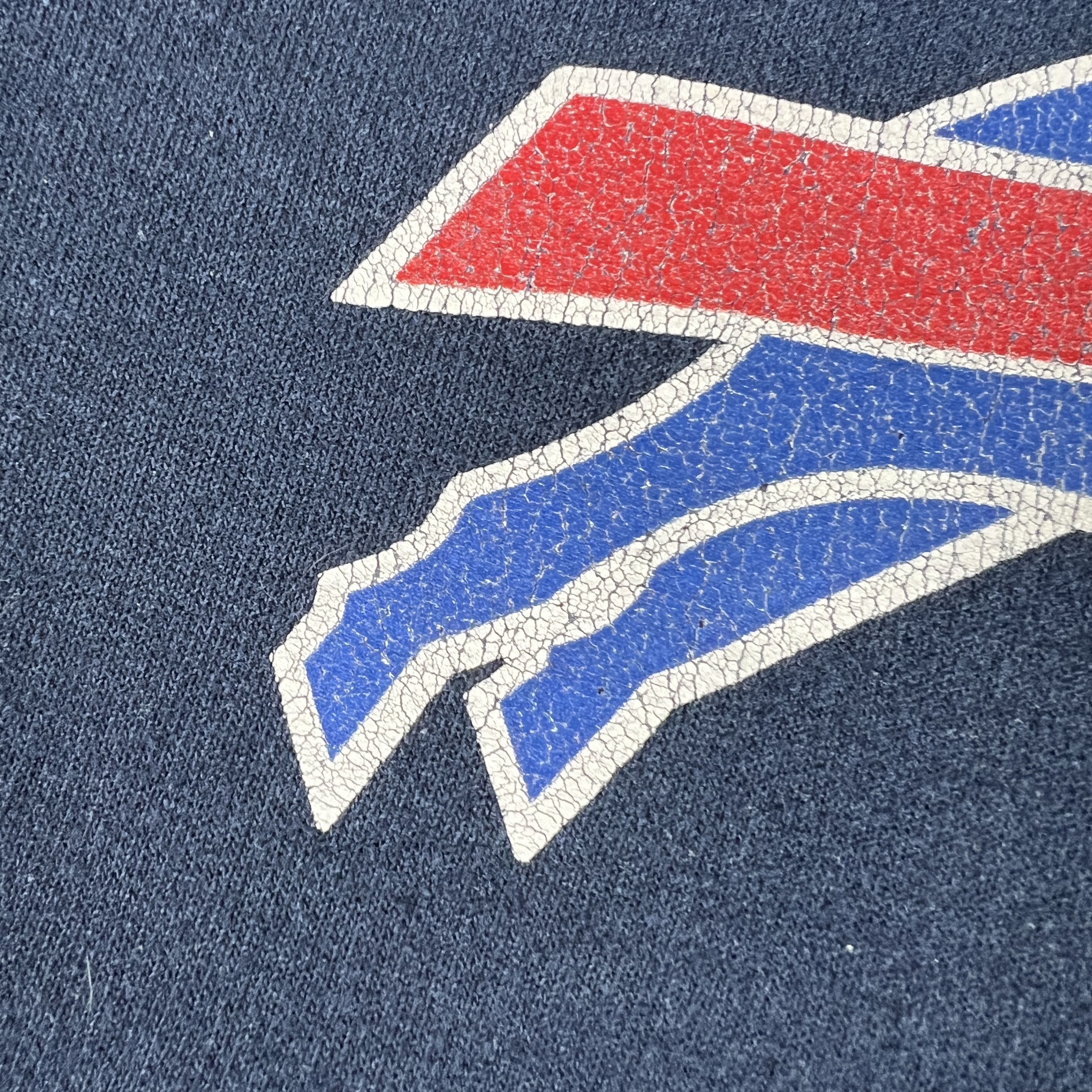 NFL × Vintage Y2K NFL Buffalo Bills Football Sweatshirt Faded Logo Hoodie Size US M / EU 48-50 / 2 - 7 Thumbnail