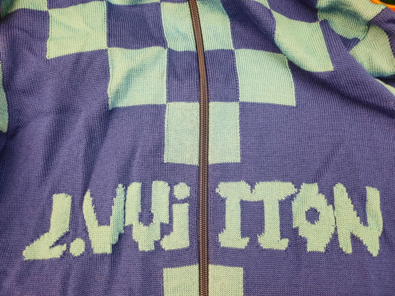 Louis Vuitton SS22 2054 Zip Up Knit Blouson Jacket Size US M / EU 48-50 / 2 - 4 Thumbnail