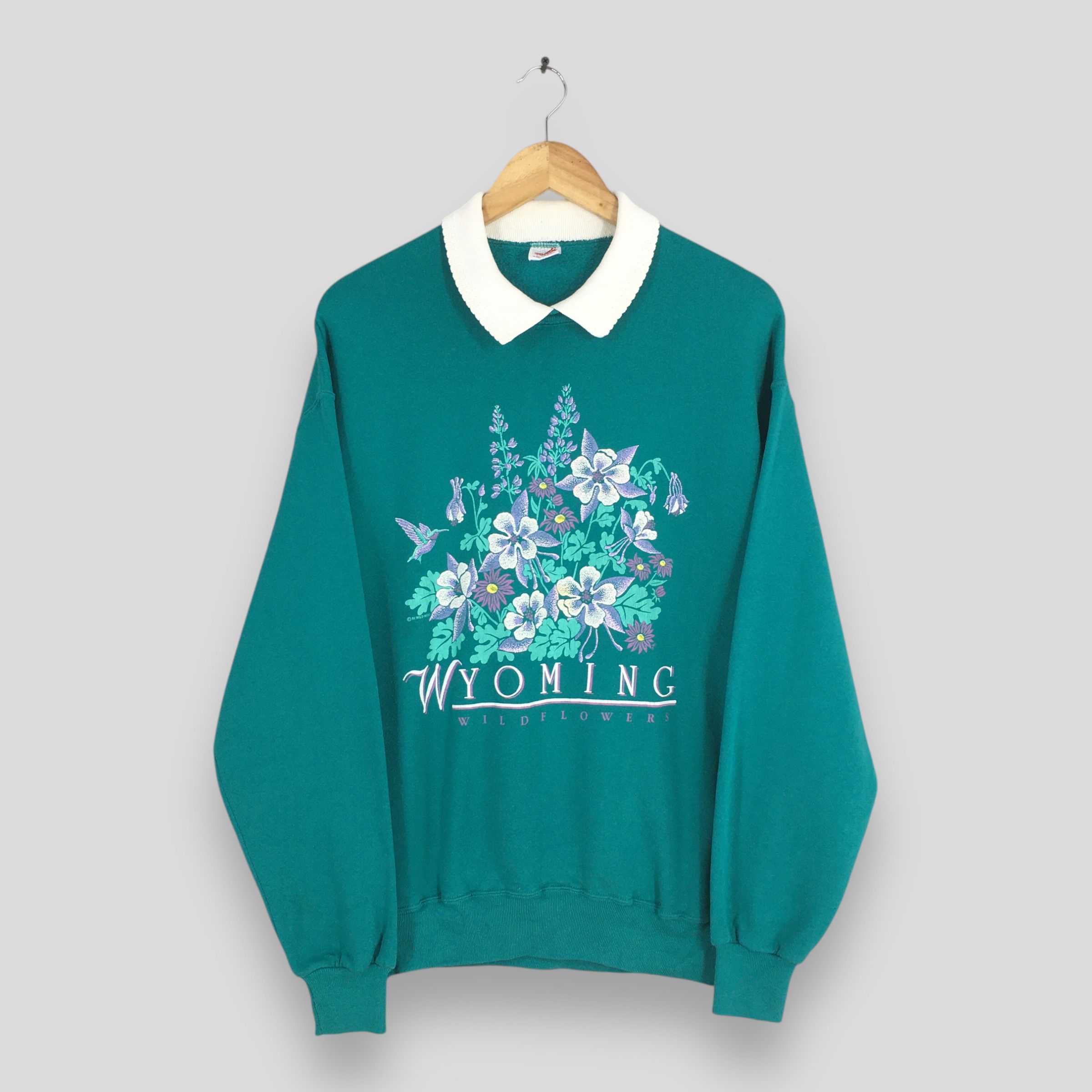 Habitat Vintage Wyoming Wildflowers Floral Aesthetic Sweatshirt XL Size US XL / EU 56 / 4 - 1 Thumbnail