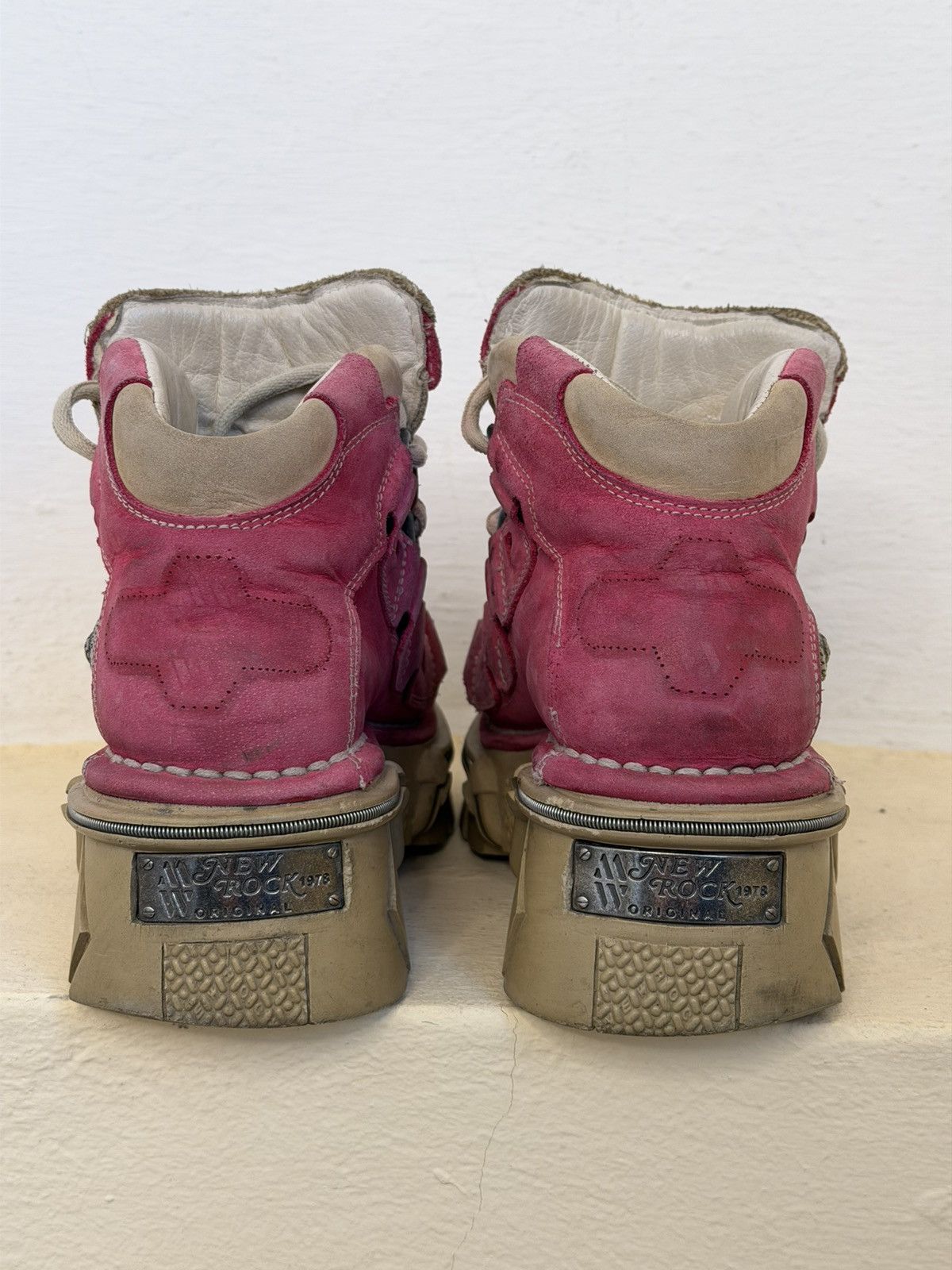 New Rock Rare New Rock M-106 Pink Tower Platform Boots Size 38 Size US 8 / IT 38 - 5 Thumbnail