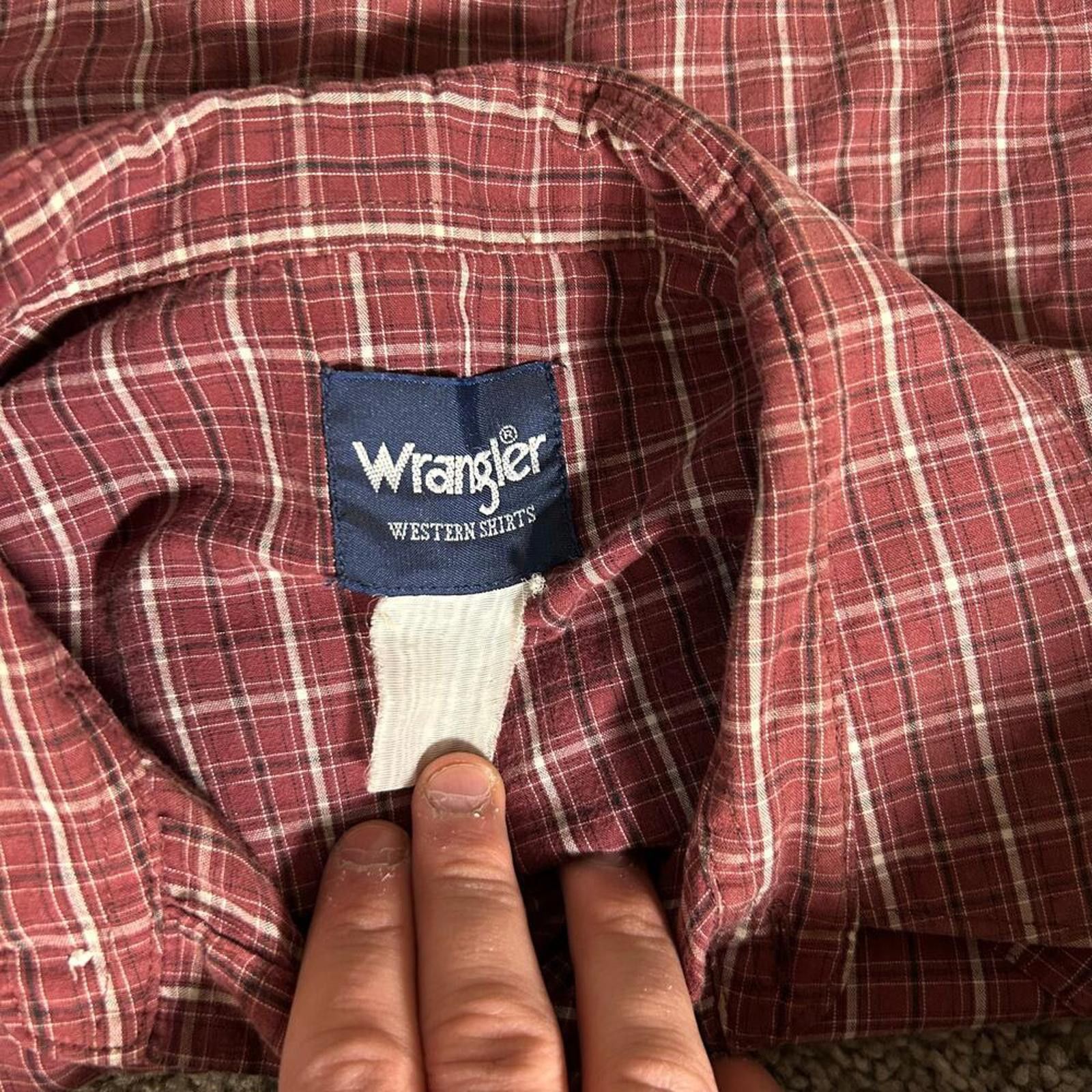 Wrangler Wrangler plaid button up Size US XL / EU 56 / 4 - 4 Thumbnail