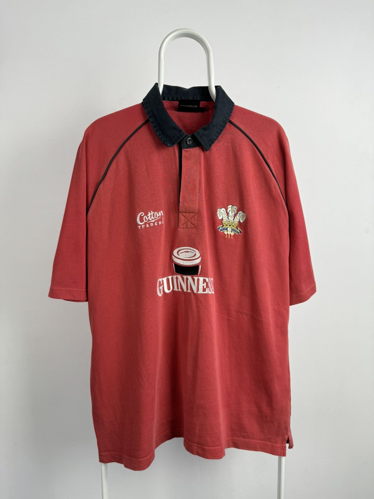 Vintage Vintage Guinness Cotton Traders Rugby Style Polo Shirt Size US XL / EU 56 / 4 - 1 Thumbnail