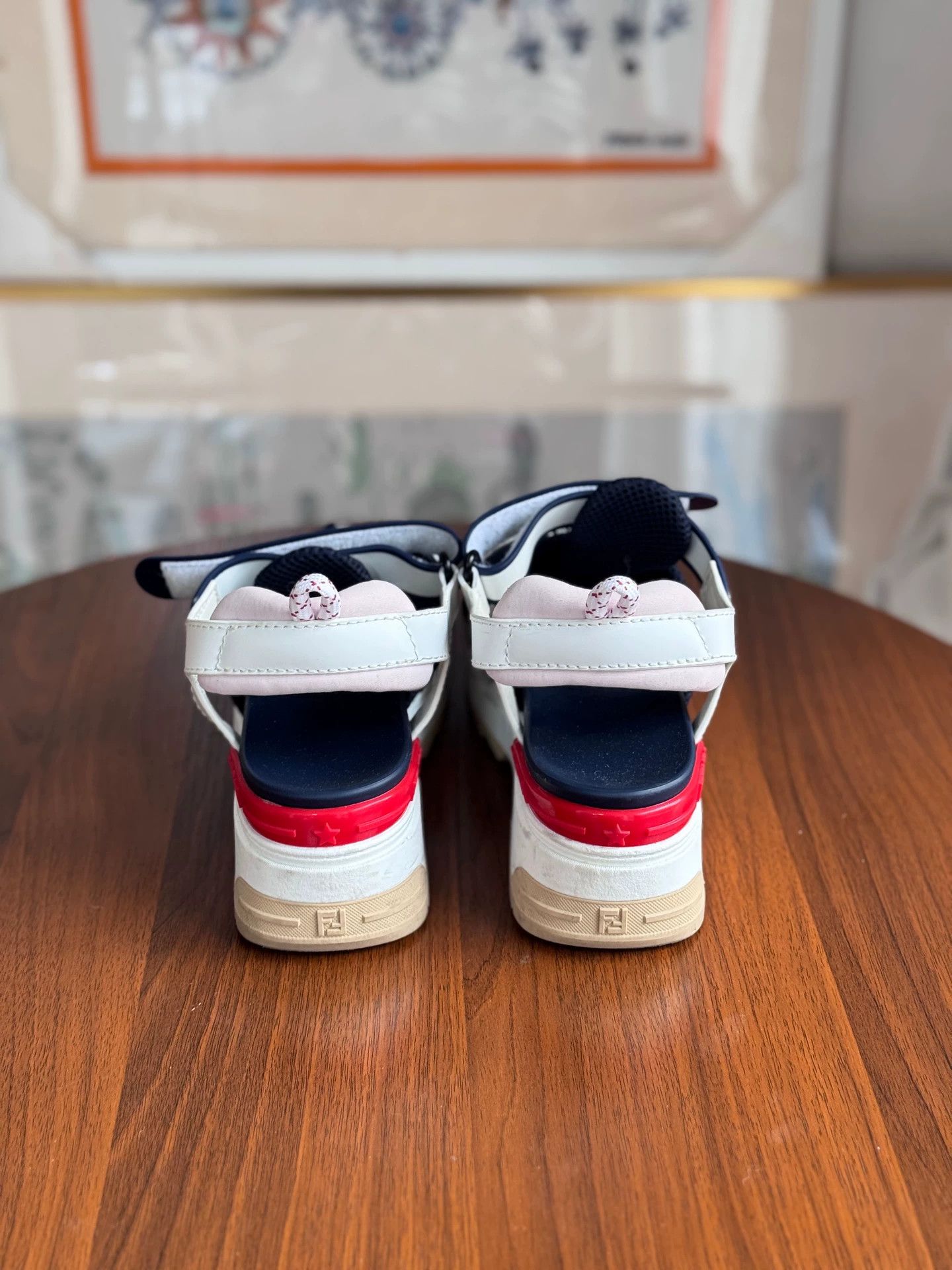 Fendi Fendi Roman women's shoes 98 new Zhang Ziyi 37.5 Size US 7.5 / IT 37.5 - 5 Thumbnail