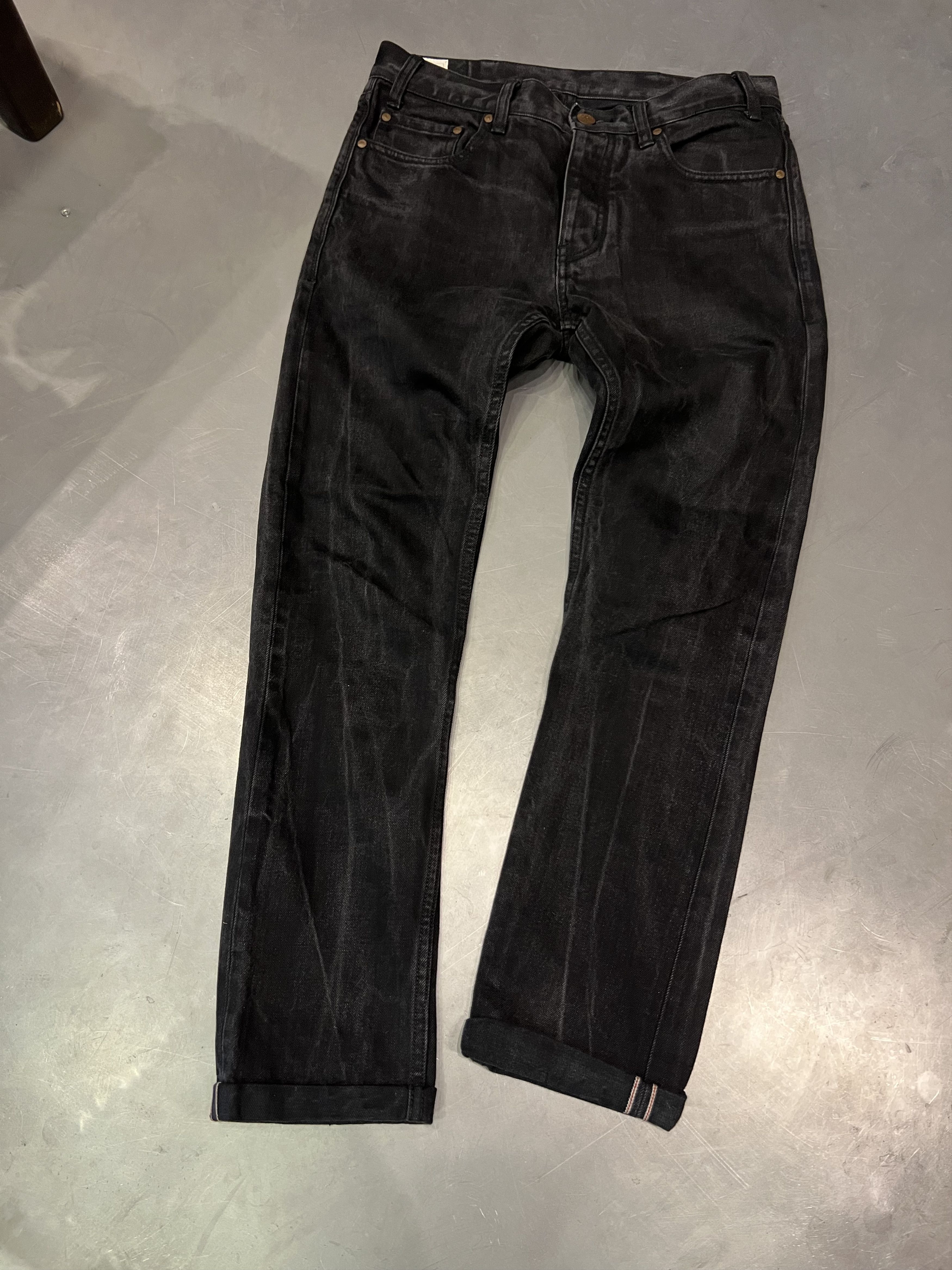 Han Kjobenhavn Han Kjobenhavn black Japanese Selvedge denim Size US 29 - 1 Thumbnail
