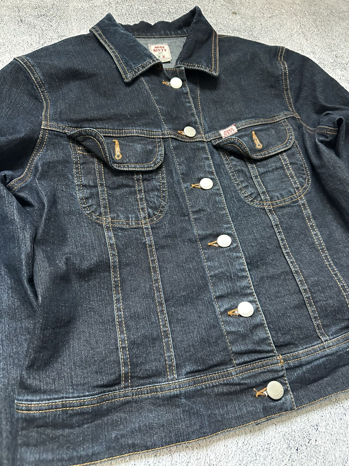 Miss Sixty Miss Sixty Dark Bue and the other Denim Women’s Jacket Size M / US 6-8 / IT 42-44 - 7 Thumbnail