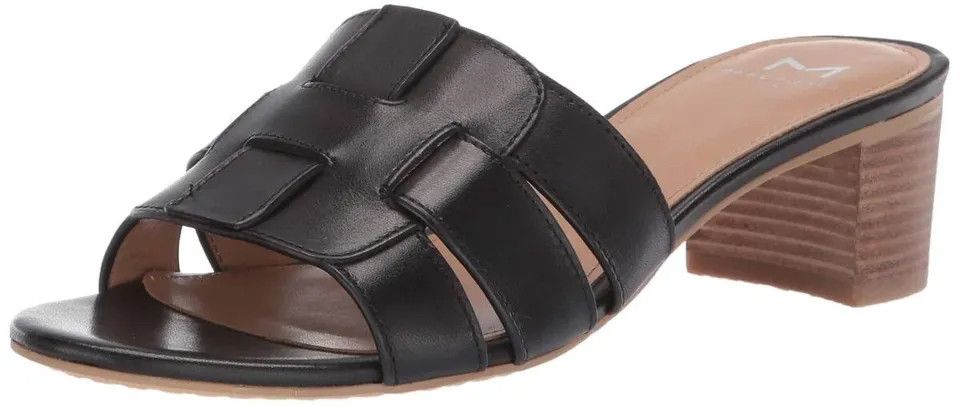 Marc Fisher Marc Fisher LTD Debora Black Leather Size US 9 / IT 39 - 1 Thumbnail