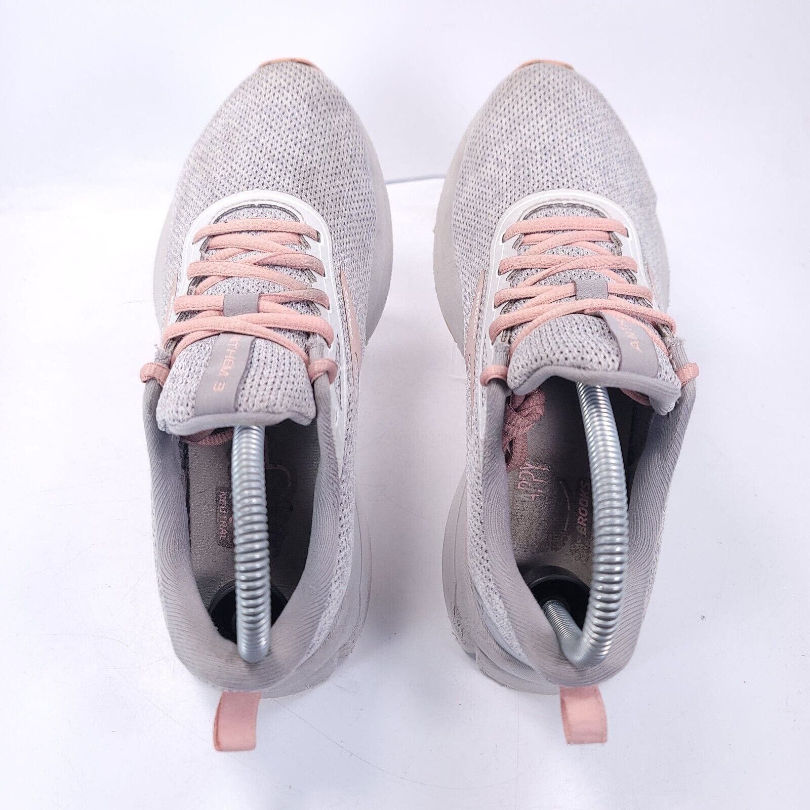 Brooks Brooks Anthem 3 Shoe Womens Size 7 1203231B107 Gray Pink Size US 7 / IT 37 - 3 Thumbnail