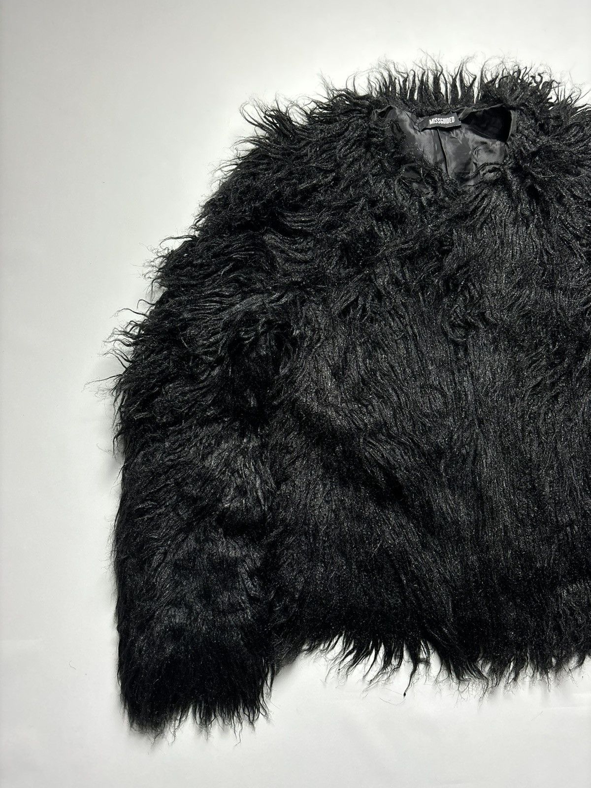 Vintage Faux fur mohair opium style jacket coat Size M / US 6-8 / IT 42-44 - 7 Thumbnail