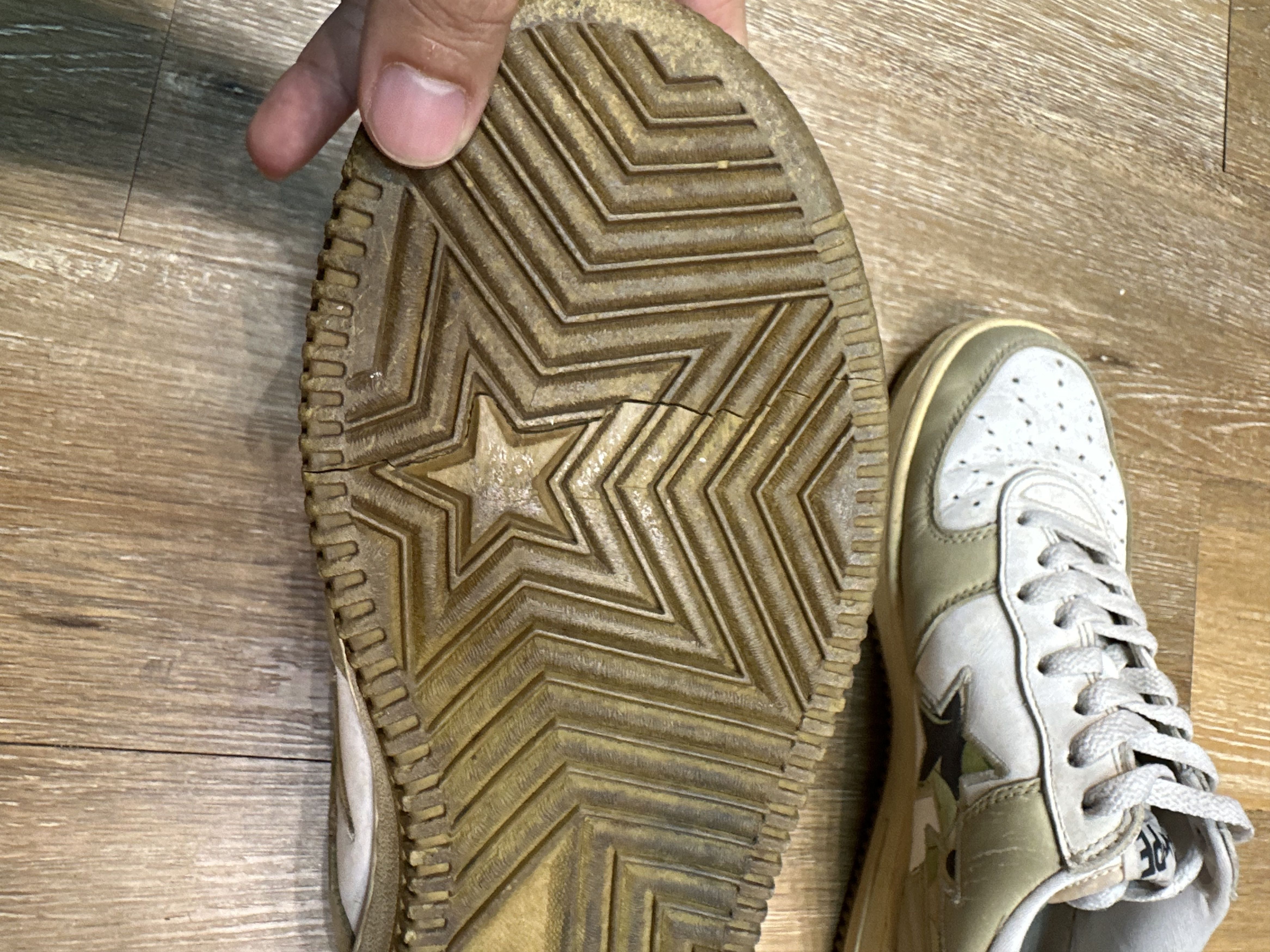 Bape × Kaws Rare 2006 Vtg Bapesta x Kaws Sneaker Size US 10.5 / EU 43-44 - 19 Thumbnail