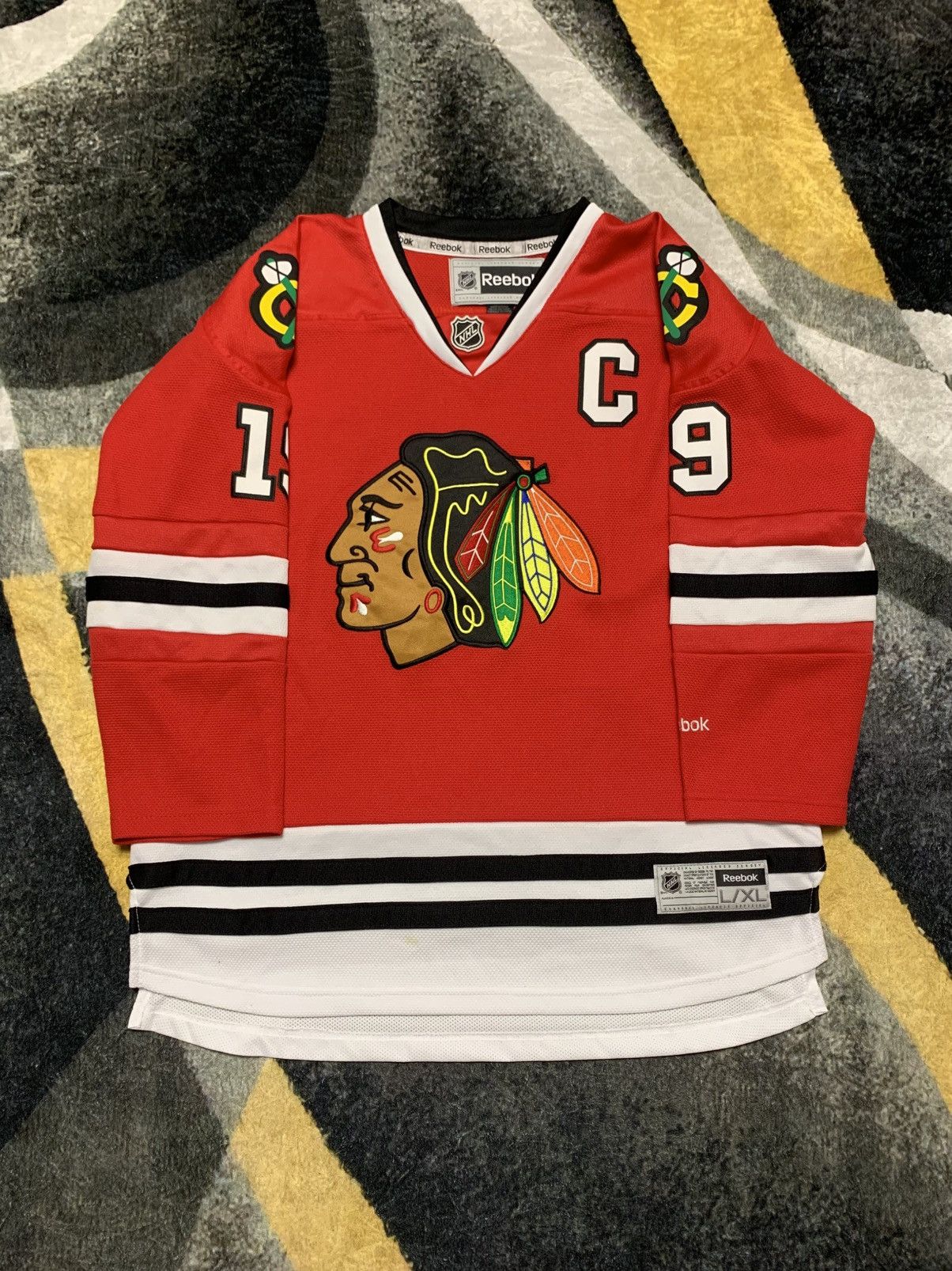 NHL Chicago Blackhawks Jersey Hockey NHL Toews Size ONE SIZE - 1 Thumbnail