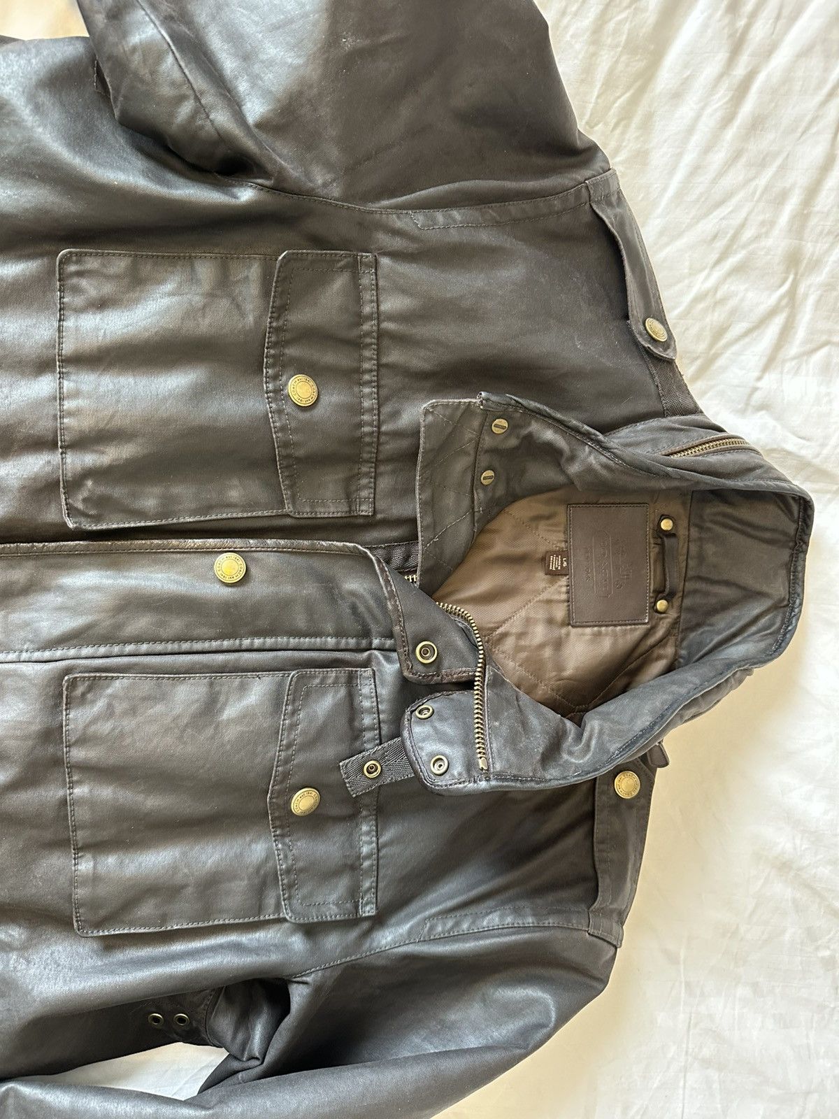 Coach Men’s Coach waxed cotton field jacket Size US L / EU 52-54 / 3 - 4 Thumbnail