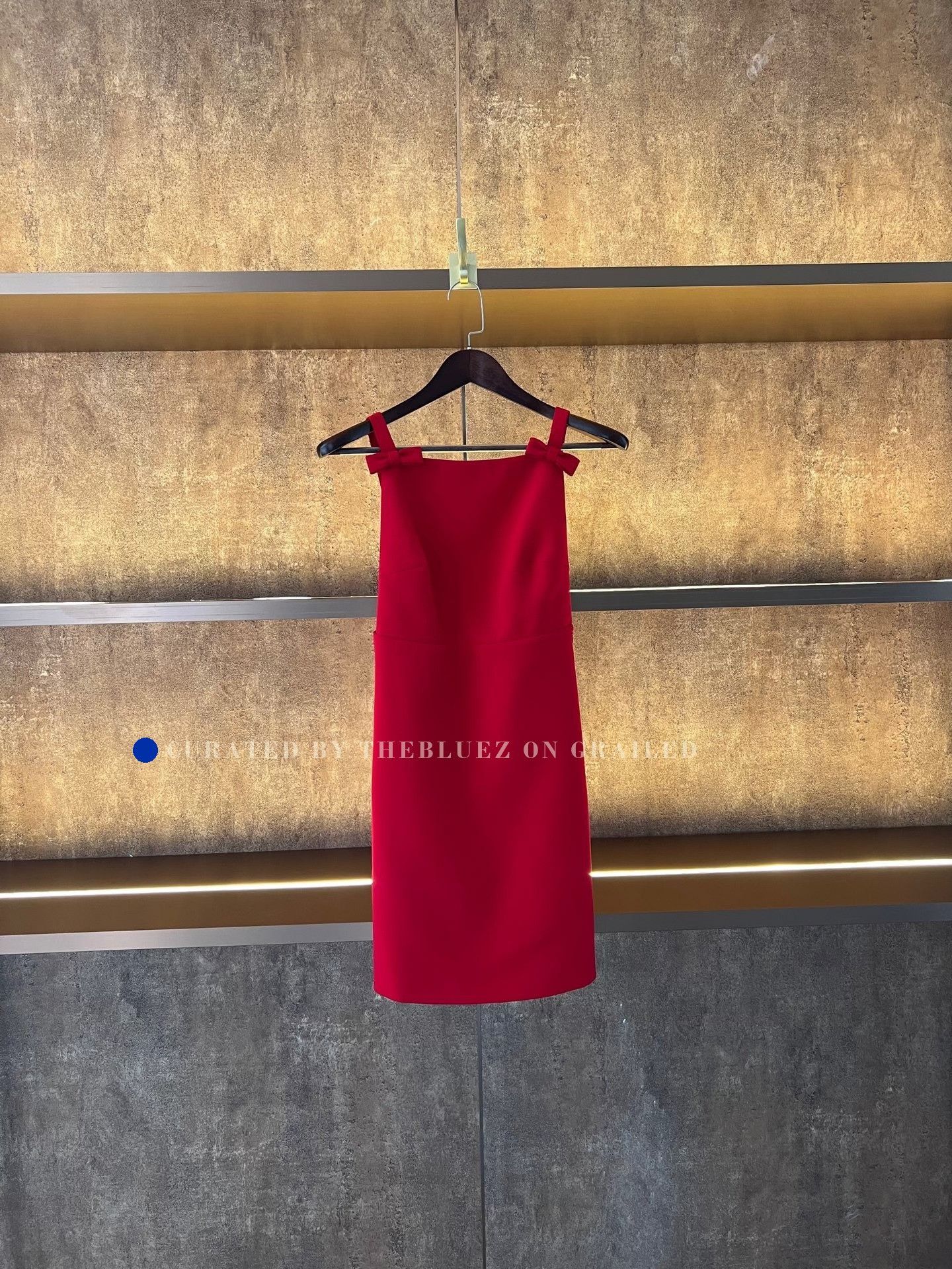 Miu Miu Miu Miu Red Bow Backless Dress Size XS / US 0-2 / IT 36-38 - 1 Thumbnail