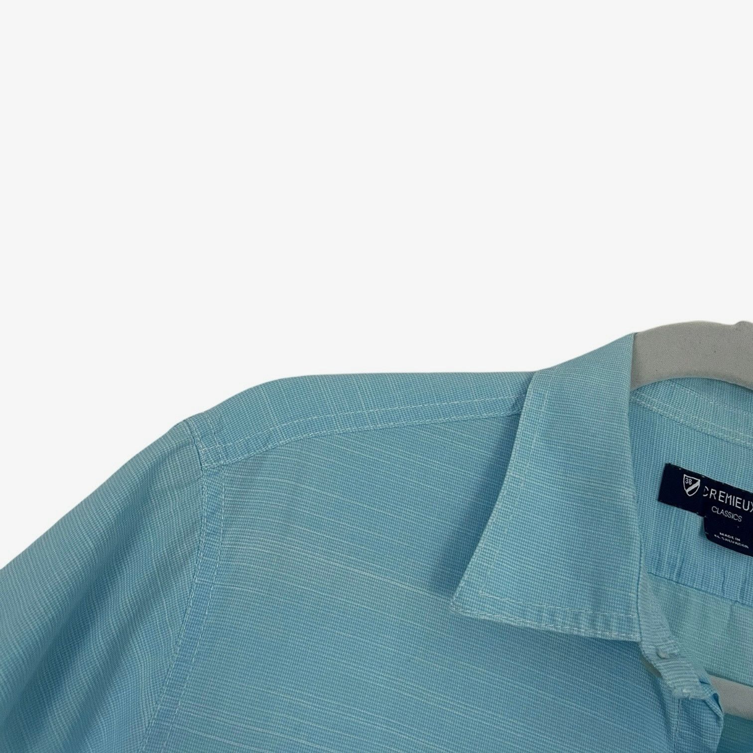 Cremieux Cremieux Classics Mens Blue Short Sleeve Button Down Shirt Size US M / EU 48-50 / 2 - 4 Thumbnail