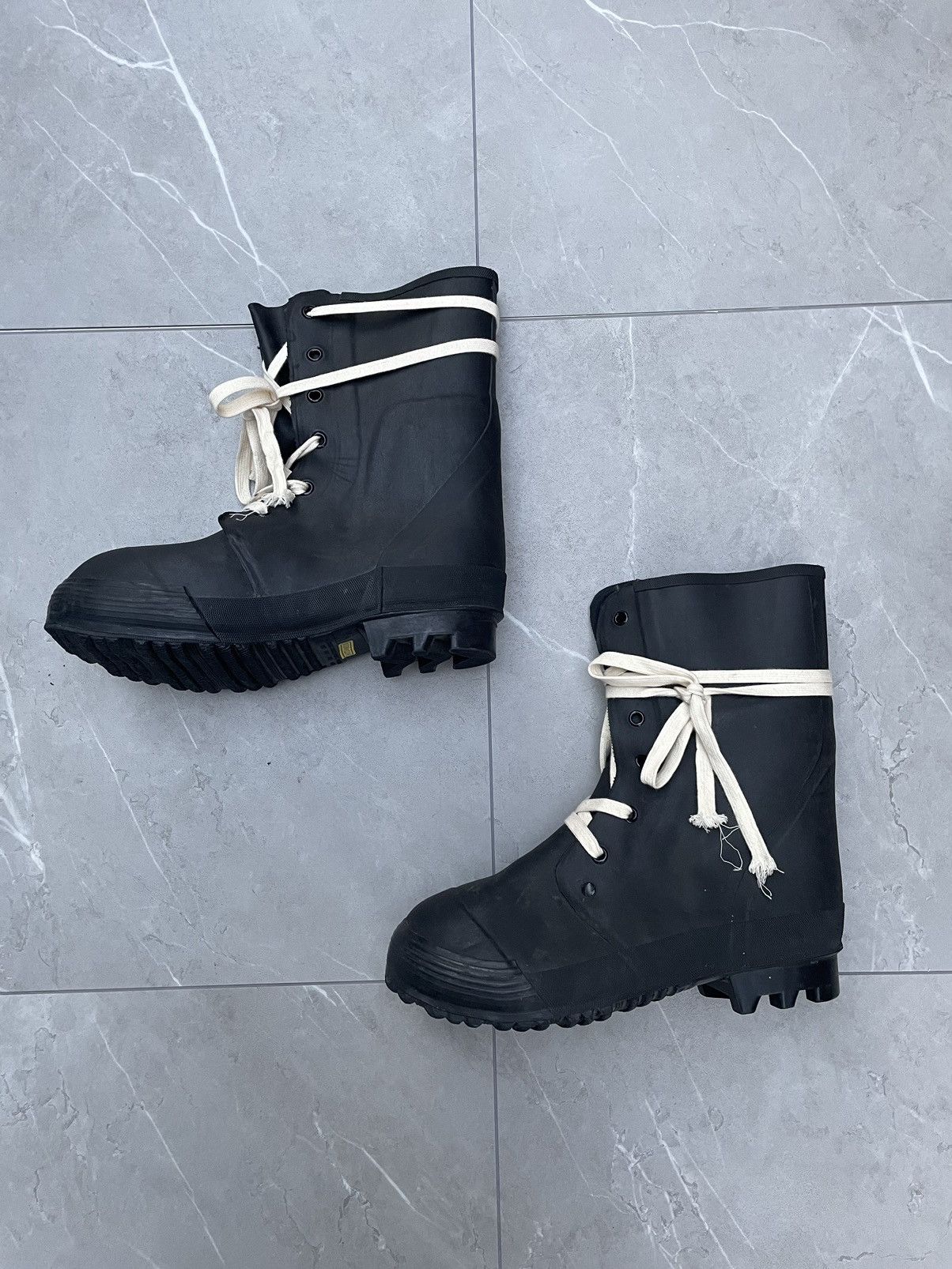 Vintage 1970s Vintage Military Black Combat Bunny Boots Size US 10.5 / EU 43-44 - 9 Thumbnail