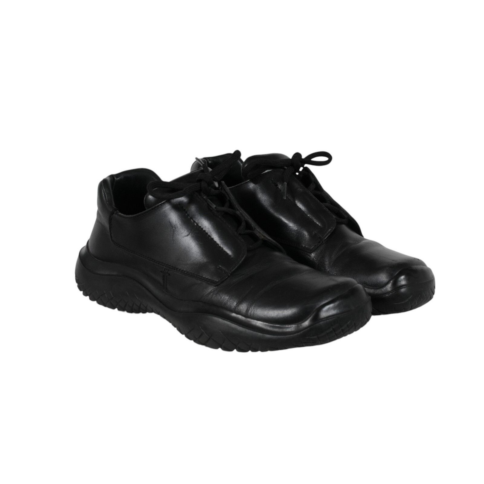 Prada AW99 Vtg Chunky Derby Black Leather - 02552 Size US 10.5 / EU 43-44 - 13 Thumbnail