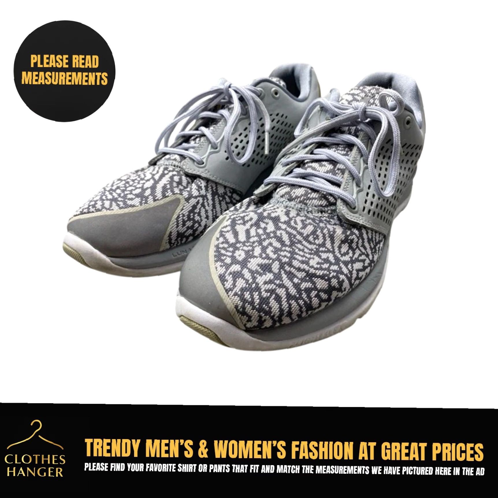Jordan Brand Nike Air Jordan Trainer ST Wolf Grey Platinum Cement 820253-003 Size 10 Nike Jordan Trainer ST Wolf Grey 10 Mens Gray 2000s 2010s Sneakers Size US 10 / EU 43 - 2 Thumbnail